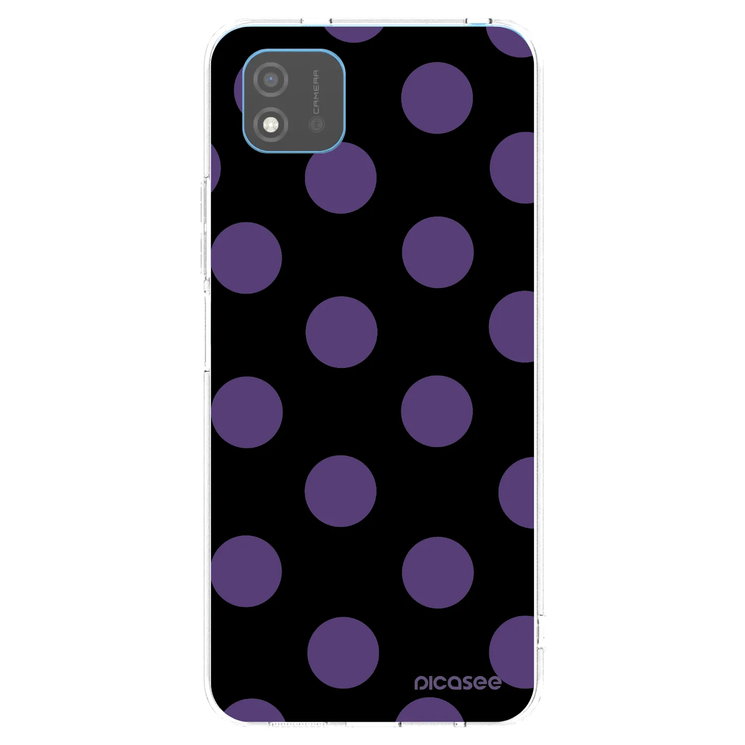 Picasee silikonowe przeźroczyste etui na Realme C11 (2021) - Big flickers