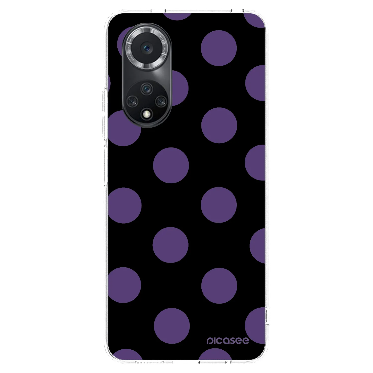 Picasee silikonowe przeźroczyste etui na Huawei Nova 9 SE - Big flickers