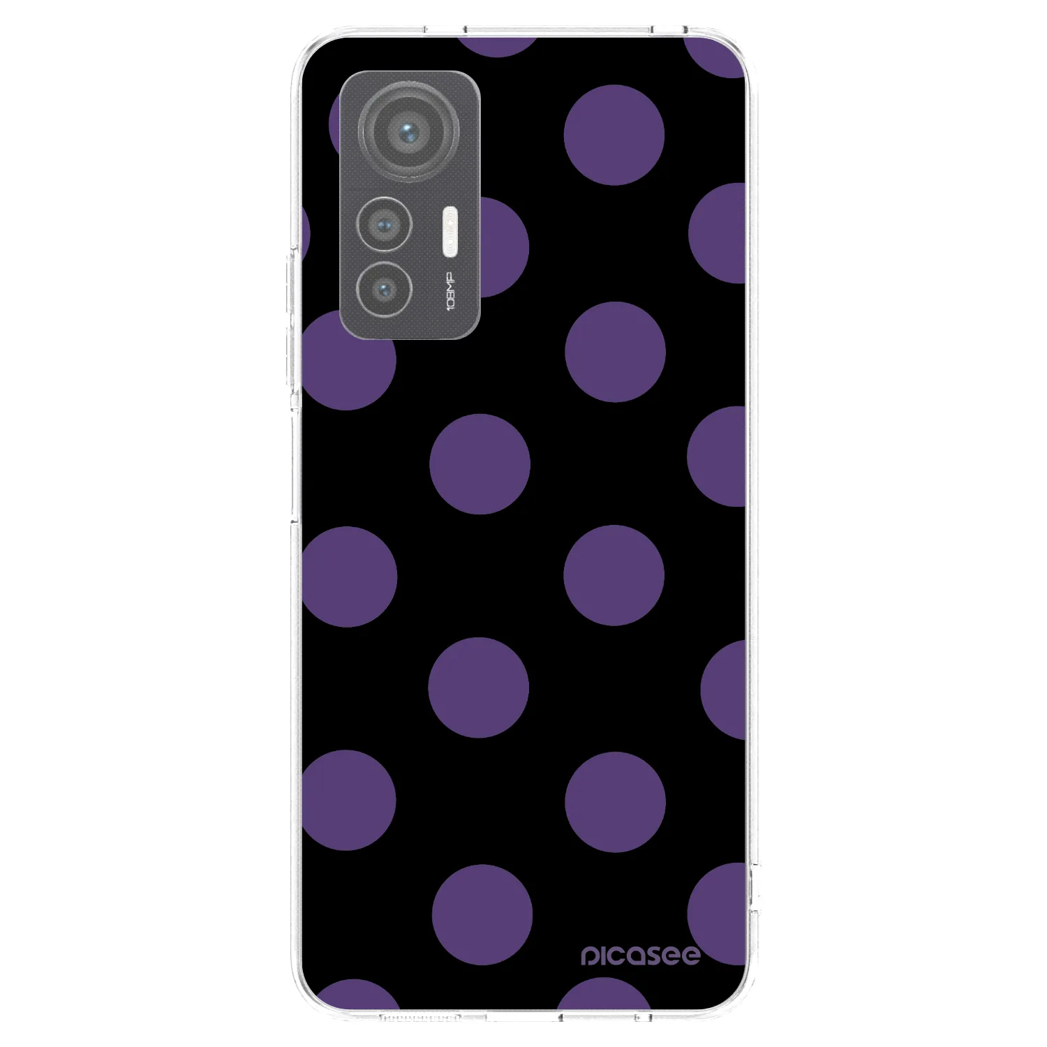 Picasee silikonowe przeźroczyste etui na Xiaomi 12 Lite - Big flickers