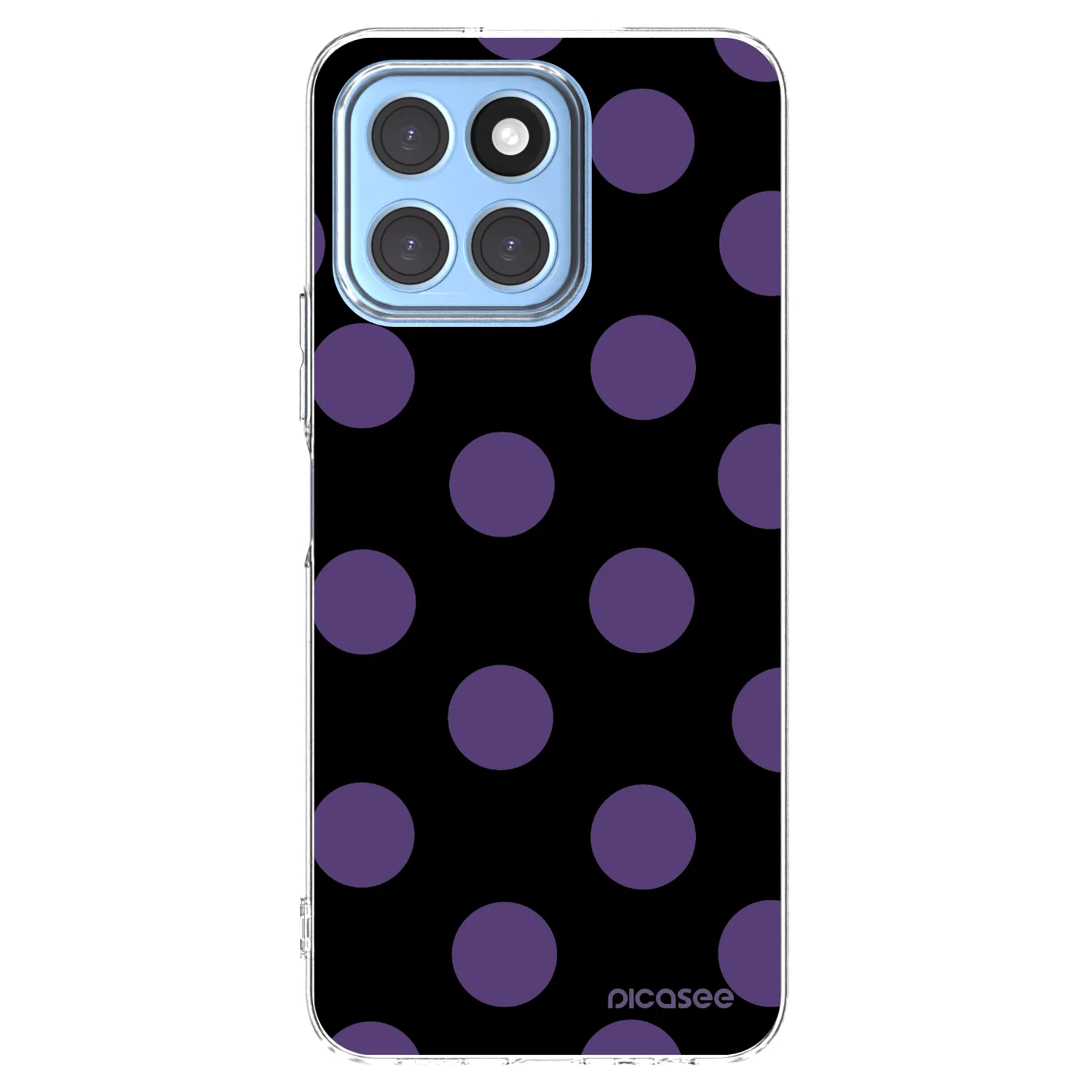 Picasee silikonowe przeźroczyste etui na Honor X6 - Big flickers