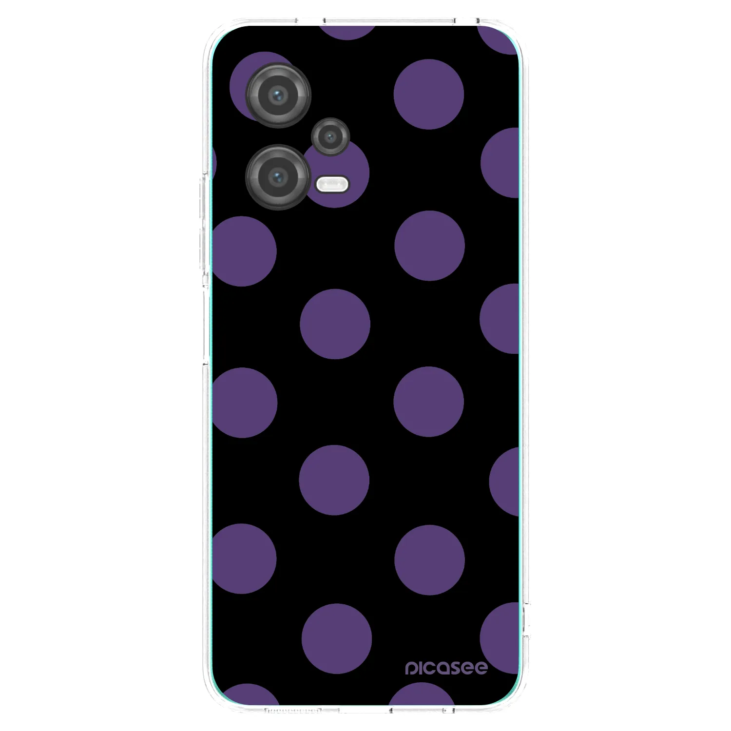 Picasee silikonowe przeźroczyste etui na Xiaomi Poco X5 - Big flickers