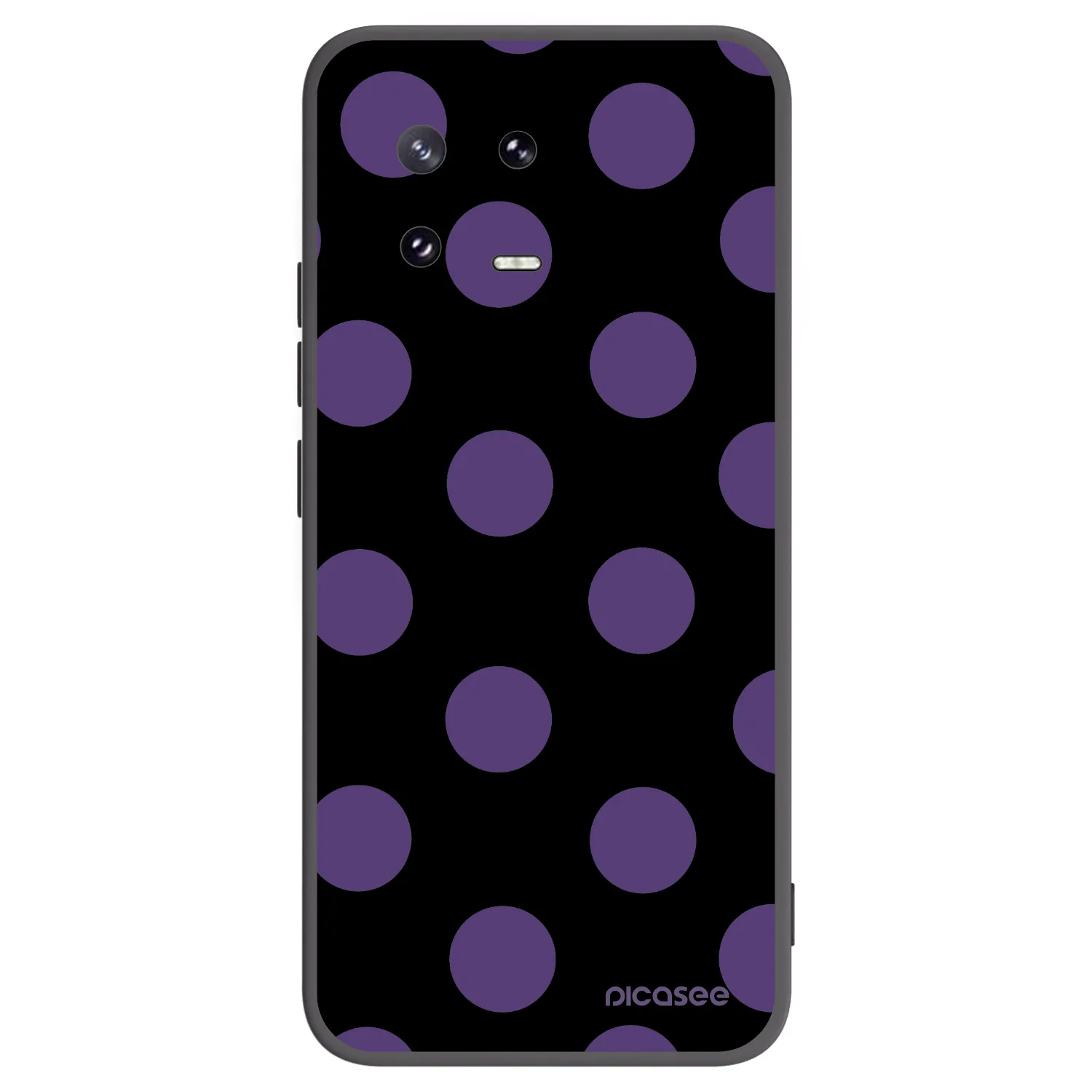 Picasee silikonowe czarne etui na Xiaomi 13 Pro - Big flickers