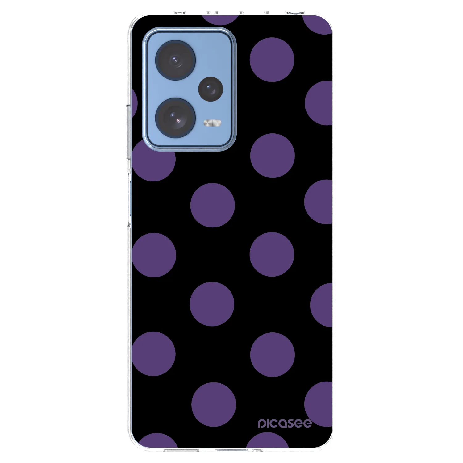 Picasee silikonowe przeźroczyste etui na Xiaomi Redmi Note 12 Pro 5G - Big flickers