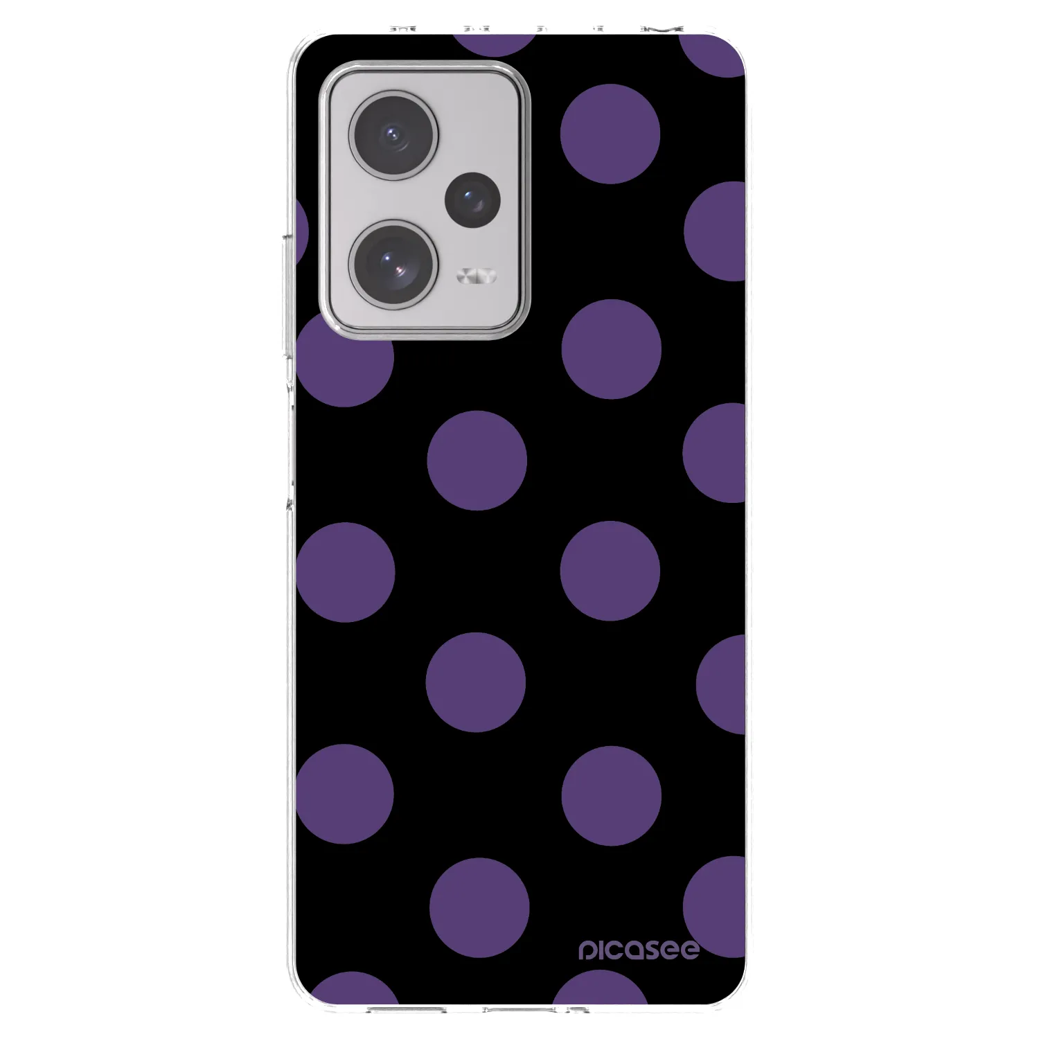 Picasee silikonowe przeźroczyste etui na Xiaomi Redmi Note 12 Pro+ 5G - Big flickers