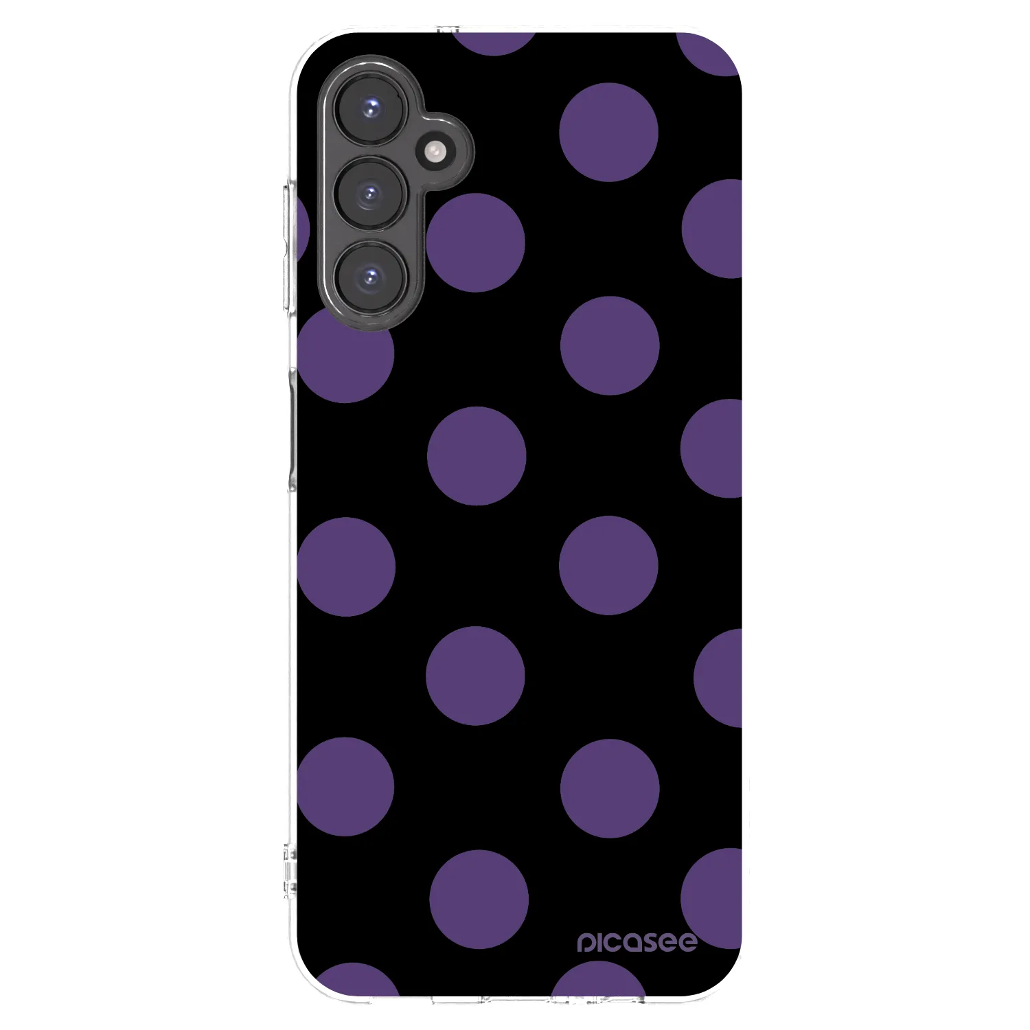Picasee silikonowe przeźroczyste etui na Samsung Galaxy A14 5G A146P - Big flickers
