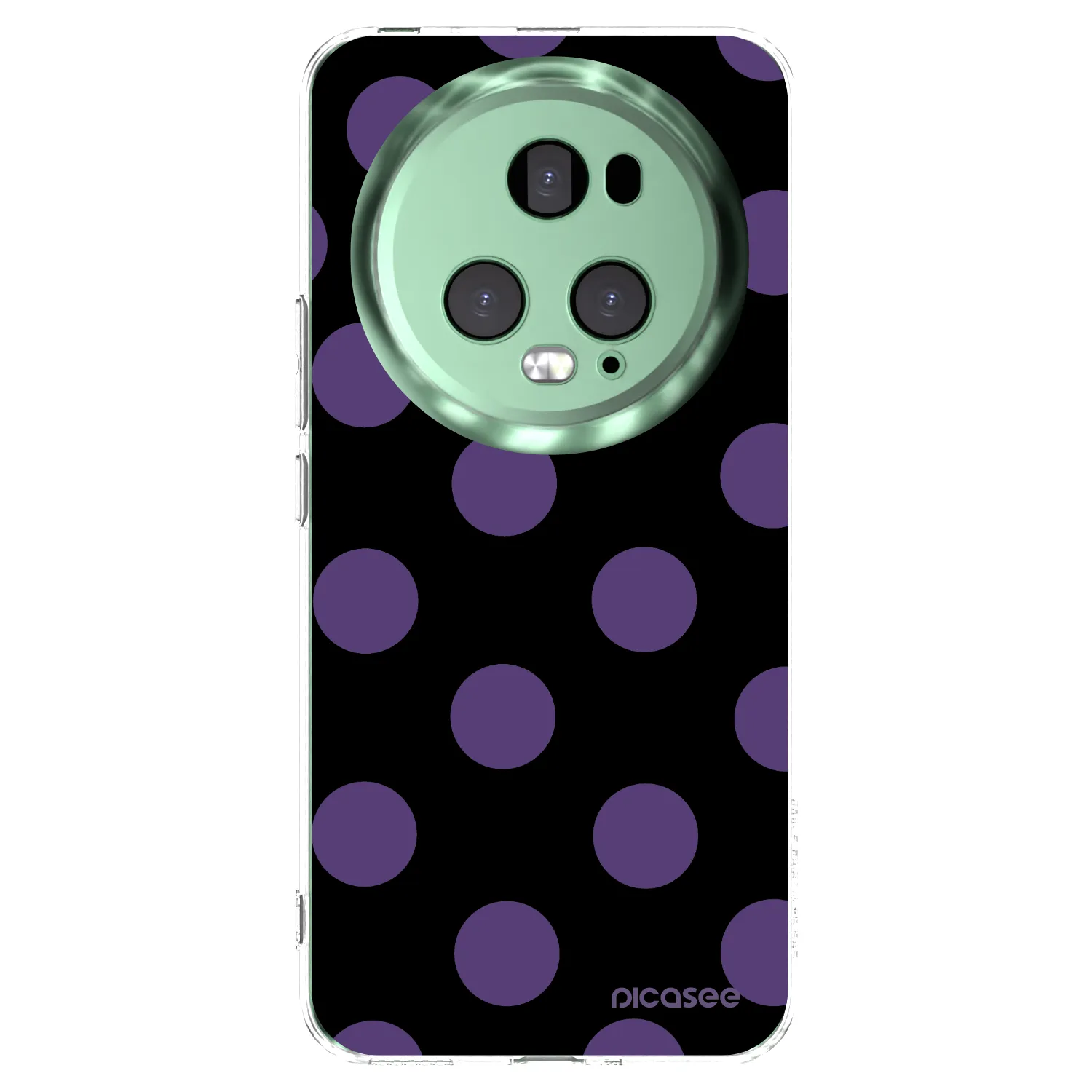 Picasee silikonowe przeźroczyste etui na Honor Magic5 Pro - Big flickers