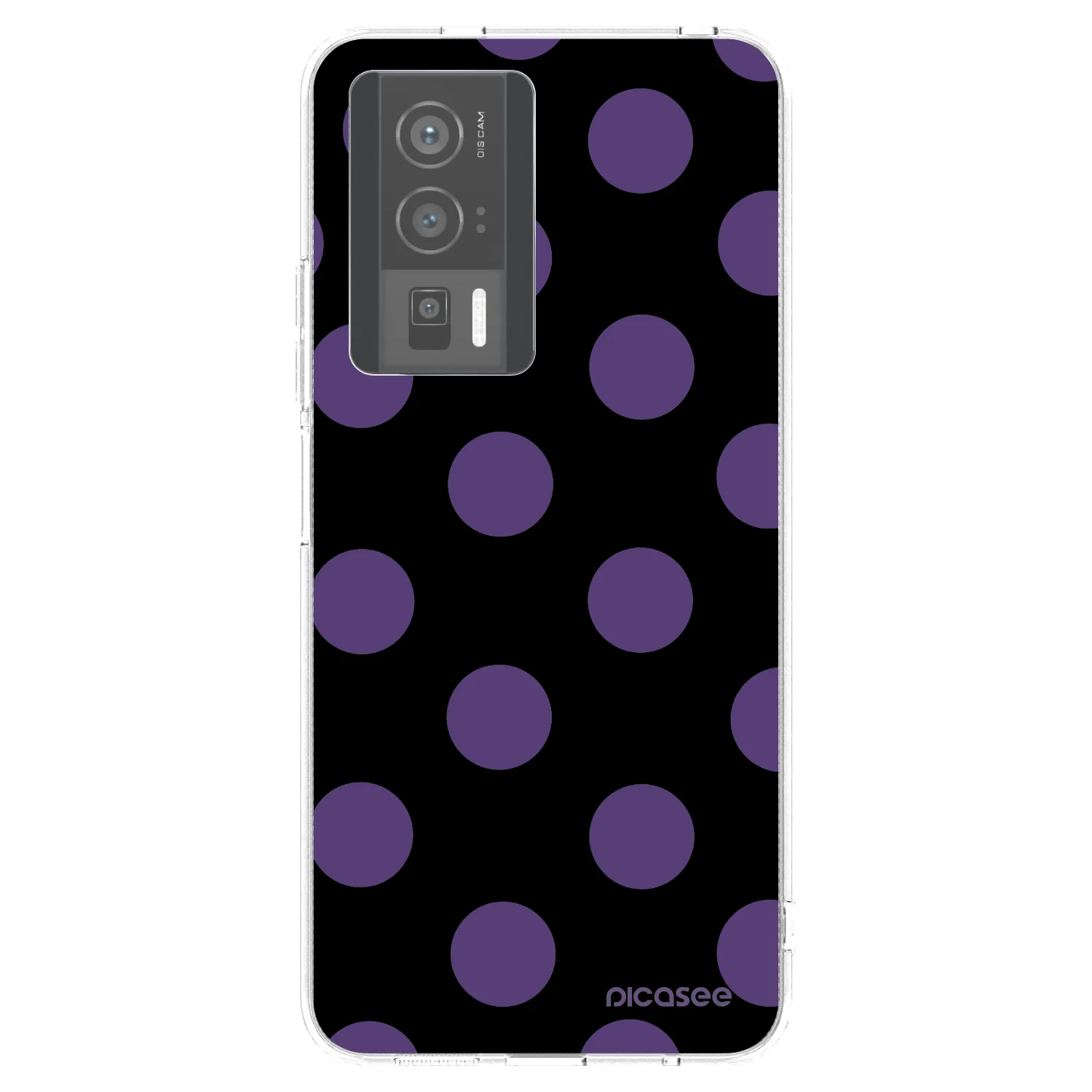 Picasee silikonowe przeźroczyste etui na Xiaomi Poco F5 Pro 5G - Big flickers
