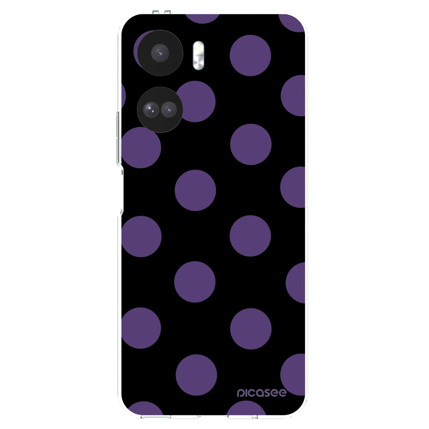 Picasee silikonowe przeźroczyste etui na Honor 90 Lite 5G - Big flickers