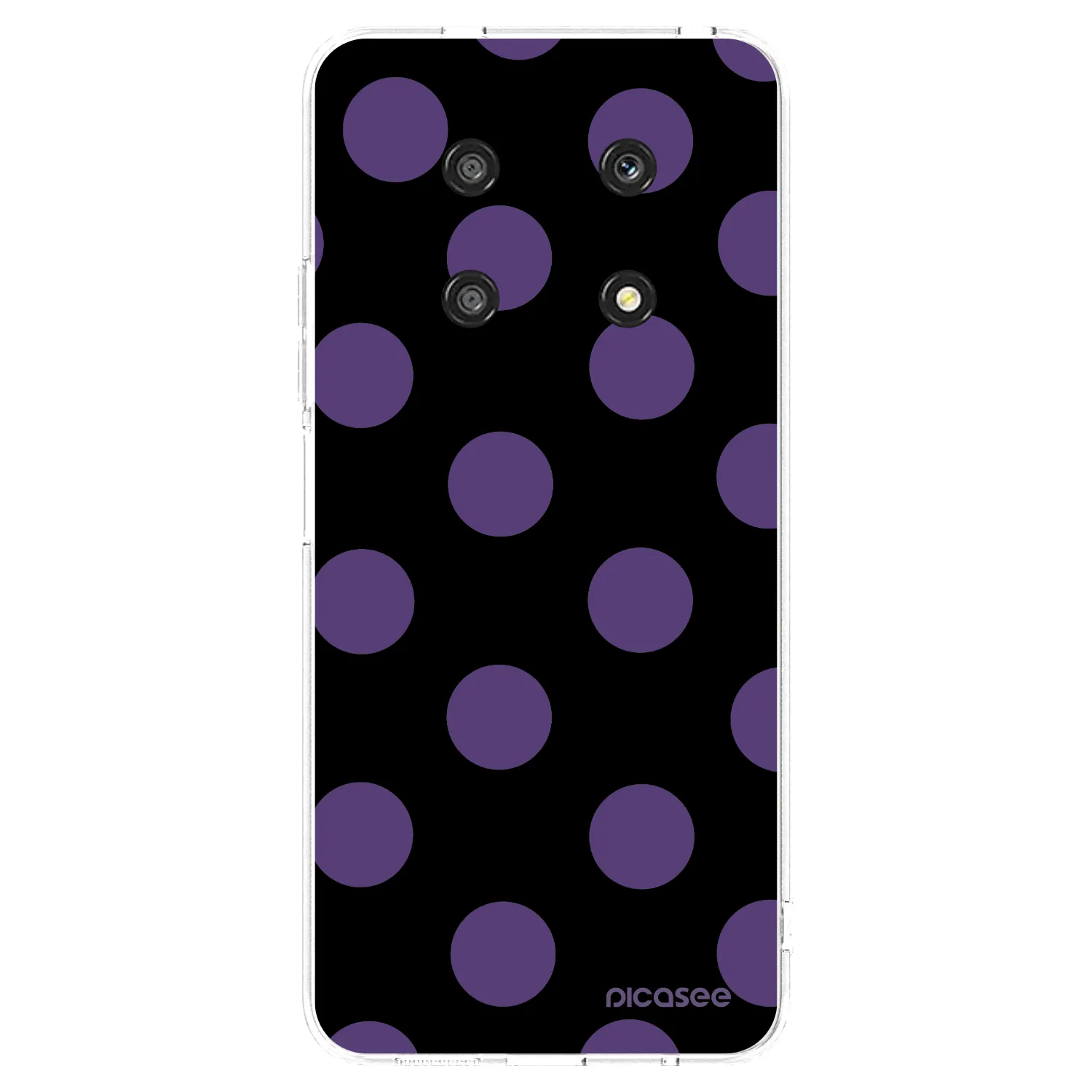 Picasee silikonowe przeźroczyste etui na Honor Magic4 Lite 5G - Big flickers