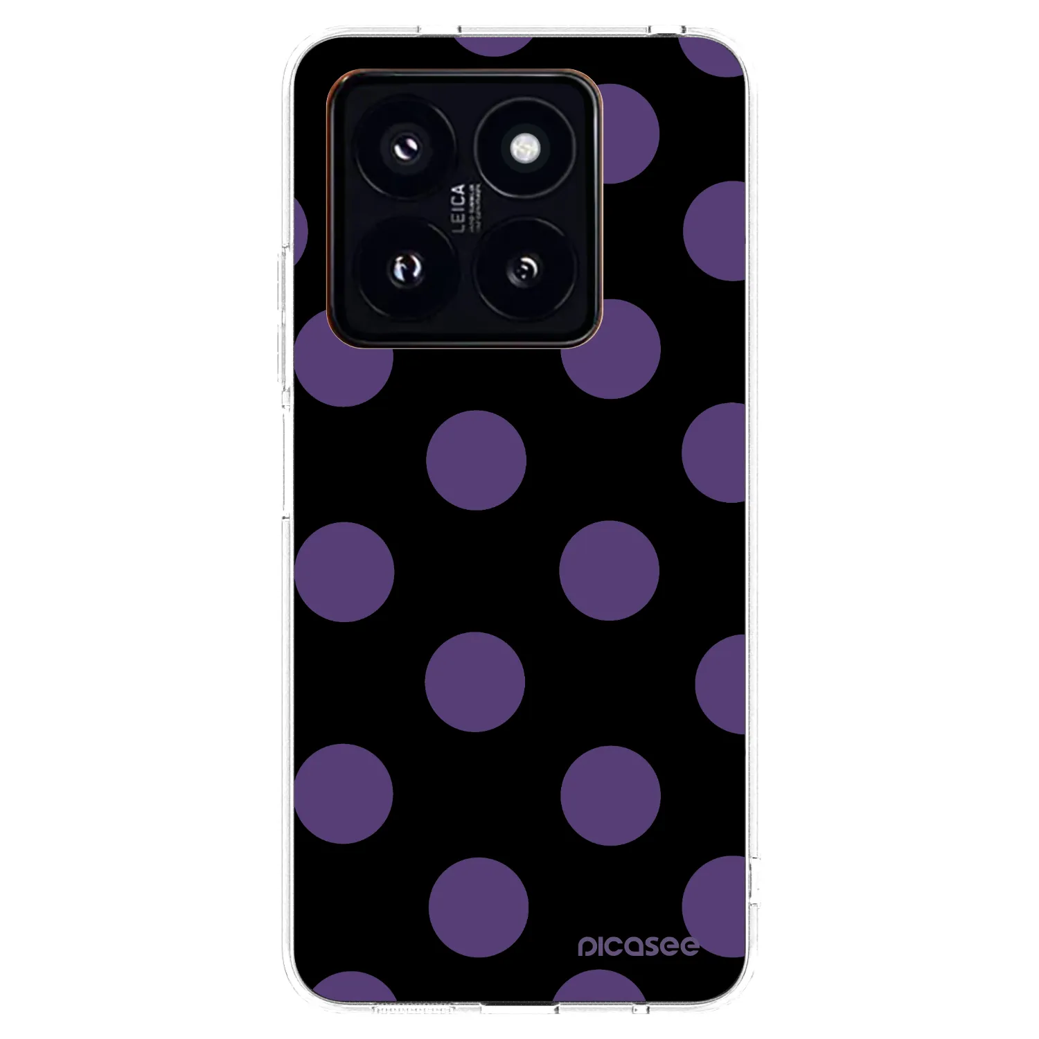 Picasee silikonowe przeźroczyste etui na Xiaomi 14 Pro - Big flickers