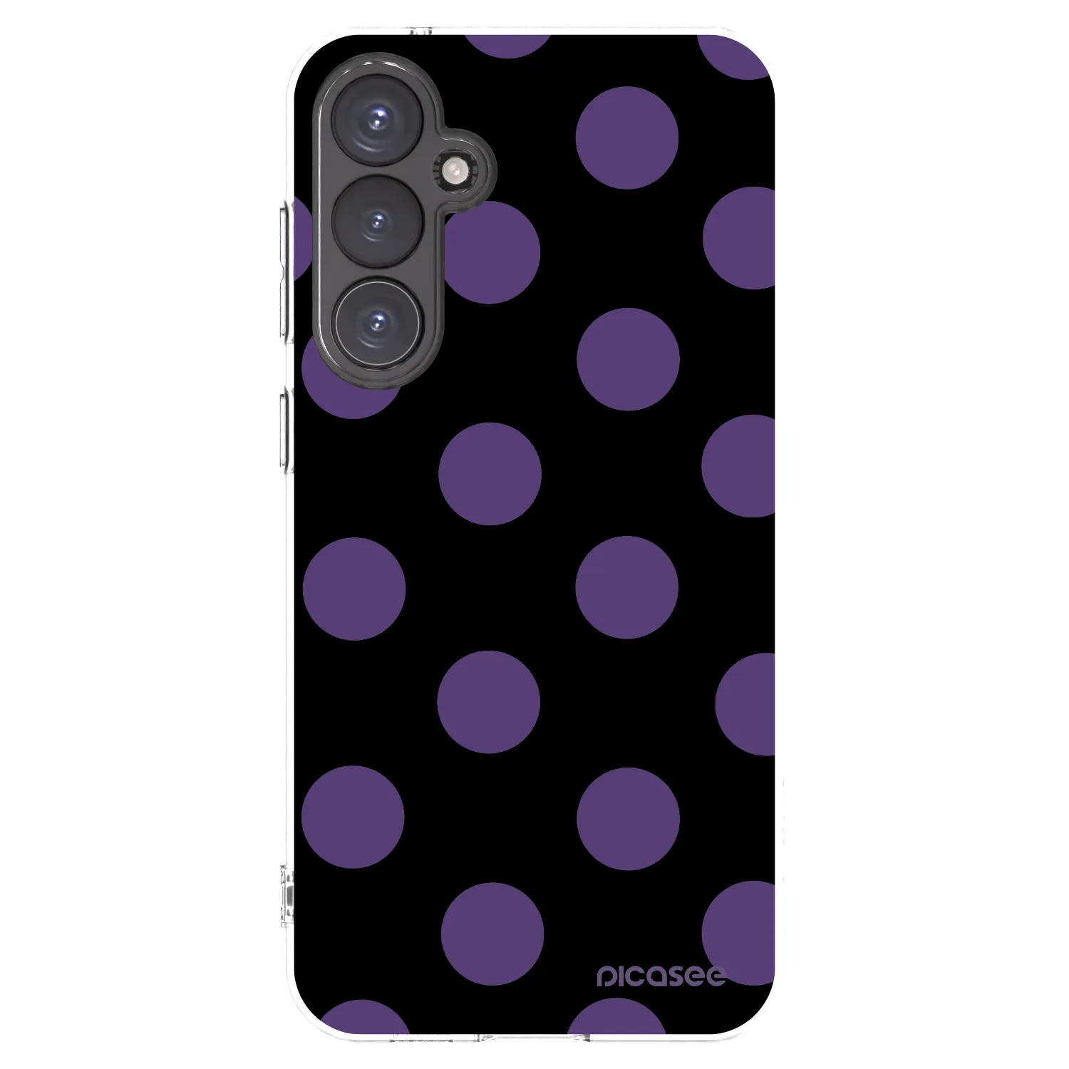 Picasee silikonowe przeźroczyste etui na Samsung Galaxy S23 FE S711B - Big flickers