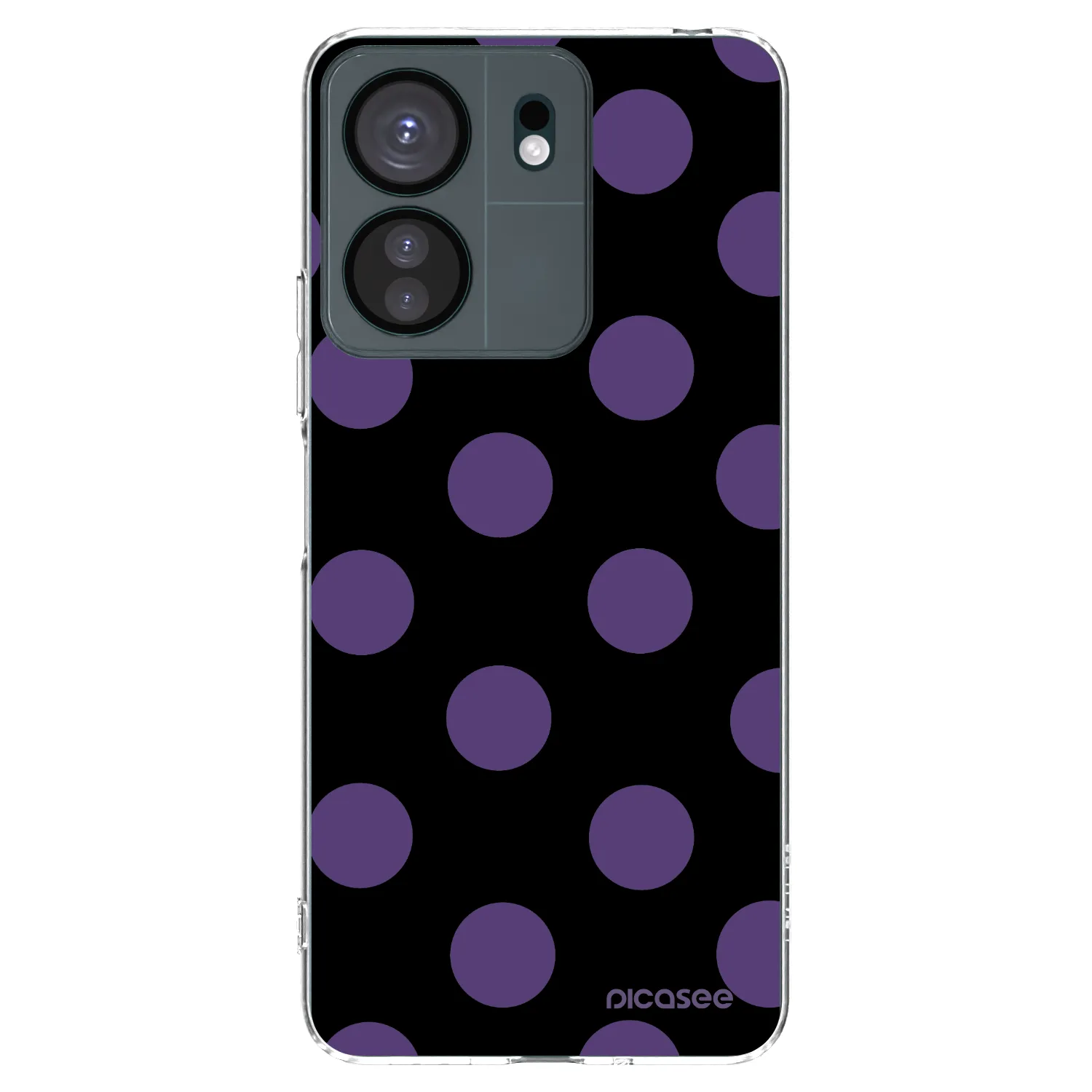 Picasee silikonowe przeźroczyste etui na Xiaomi Redmi 13C 4G - Big flickers