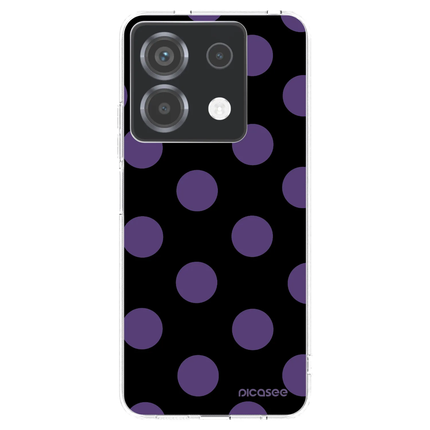 Picasee silikonowe przeźroczyste etui na Xiaomi Poco X6 - Big flickers