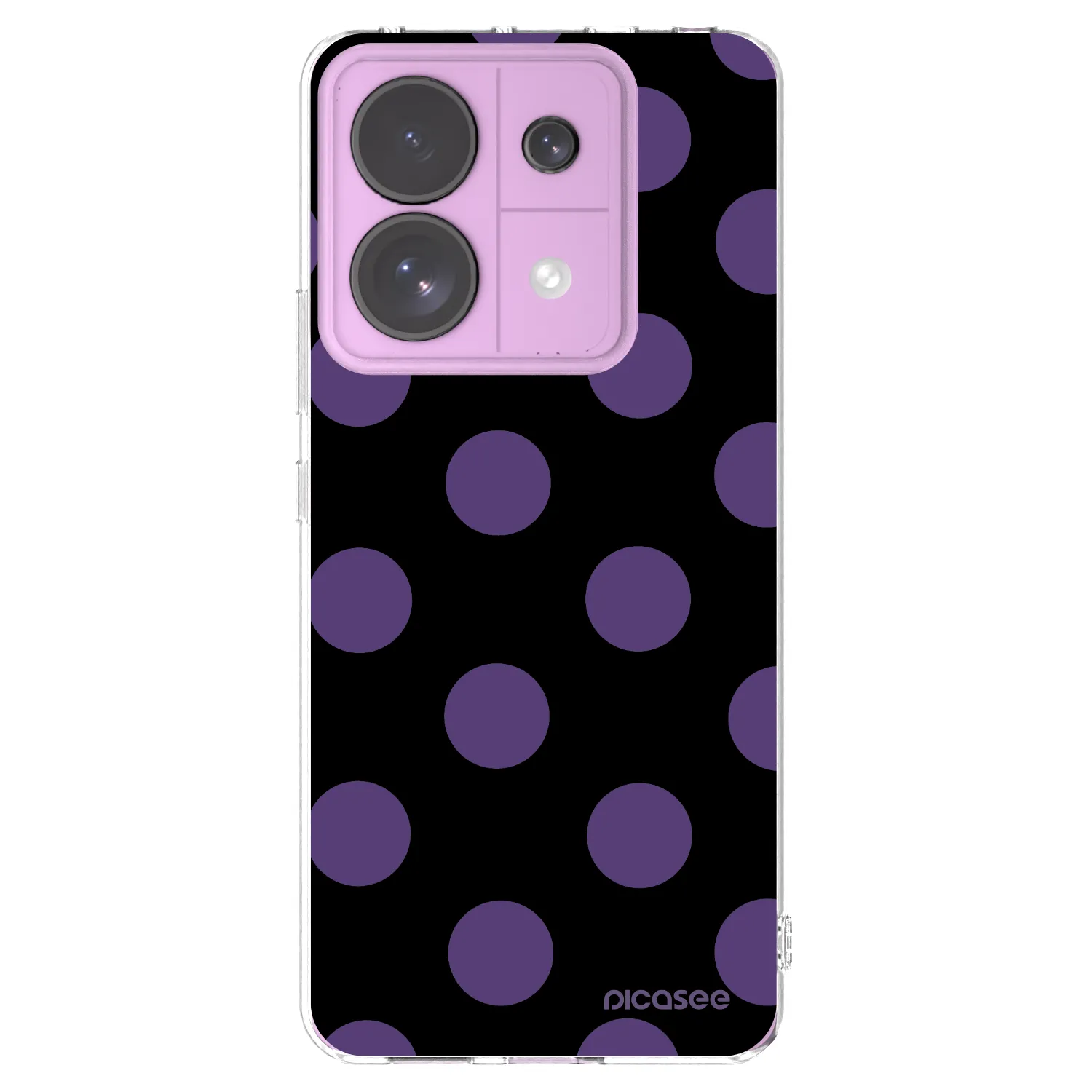 Picasee silikonowe przeźroczyste etui na Xiaomi Redmi Note 13 Pro 5G - Big flickers