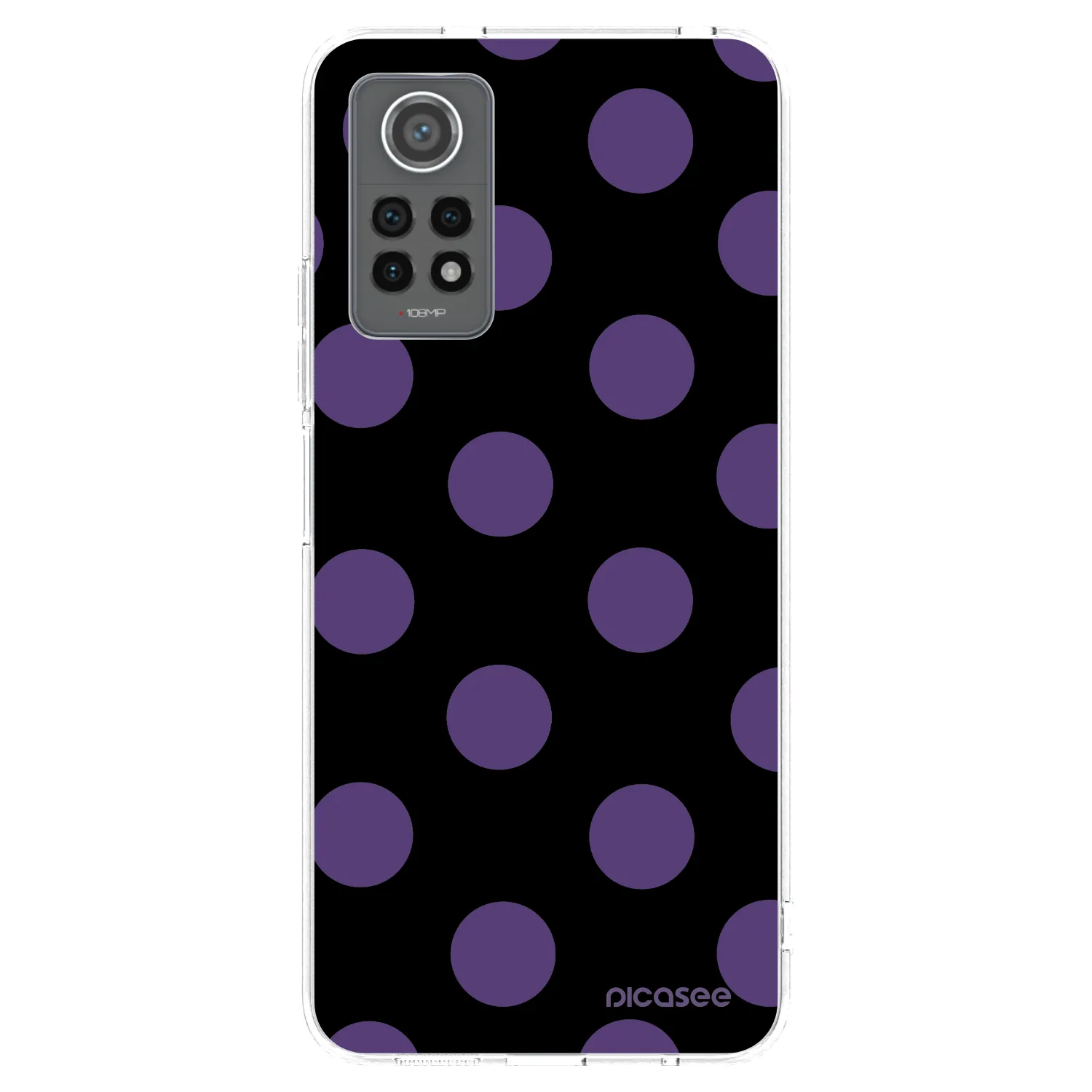 Picasee silikonowe przeźroczyste etui na Xiaomi Redmi Note 12 Pro 4G - Big flickers