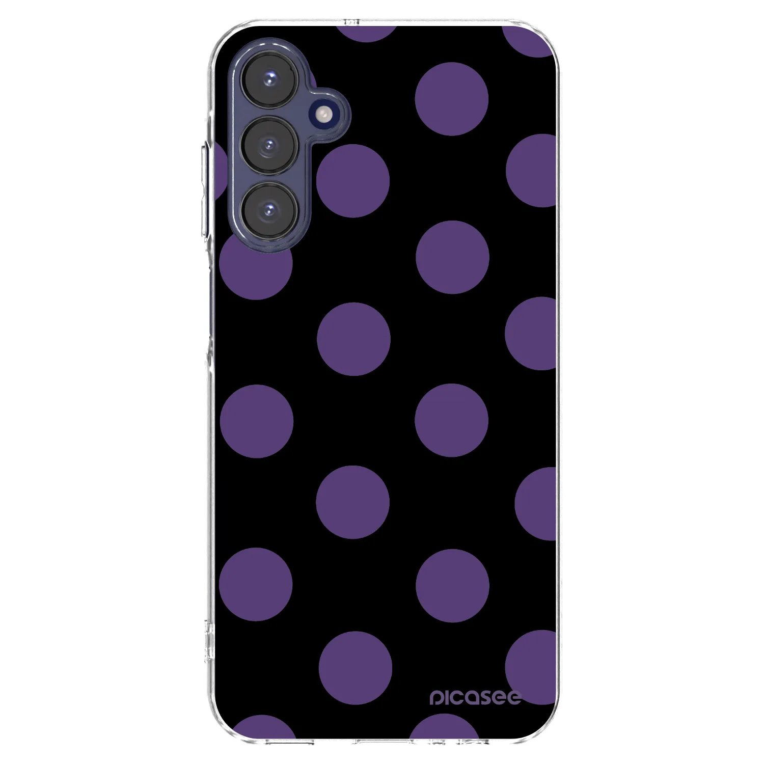 Picasee silikonowe przeźroczyste etui na Samsung Galaxy A15 A155F 4G - Big flickers