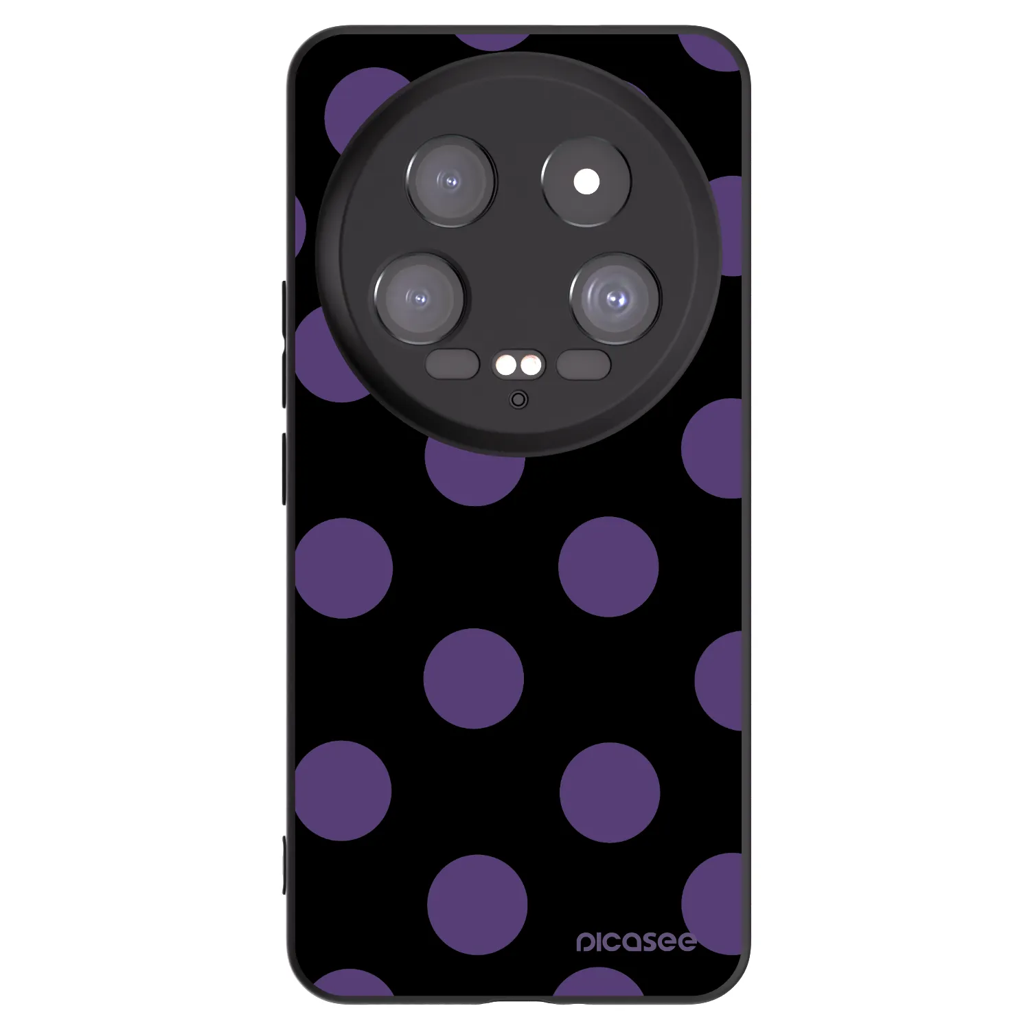 Picasee silikonowe czarne etui na Xiaomi 14 Ultra - Big flickers