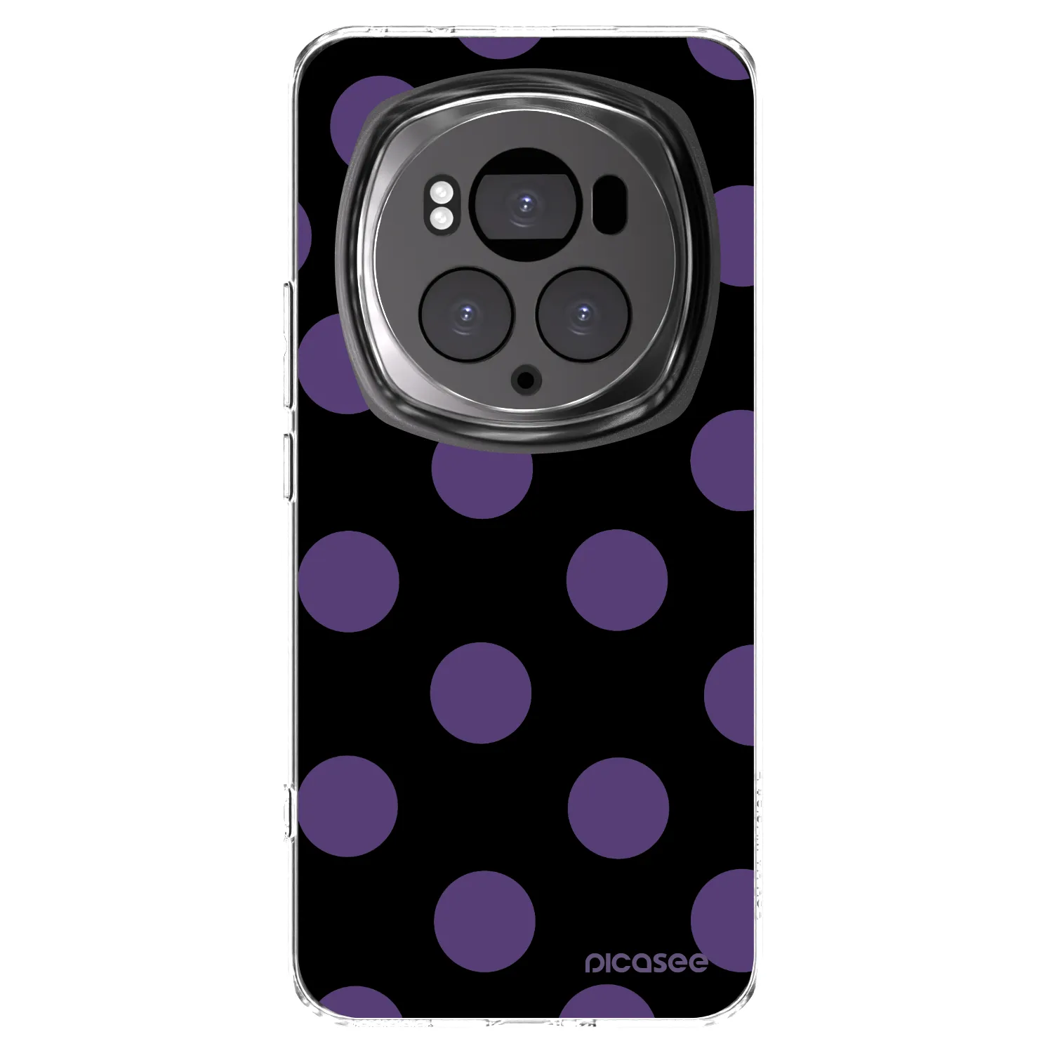 Picasee silikonowe przeźroczyste etui na Honor Magic6 Pro - Big flickers