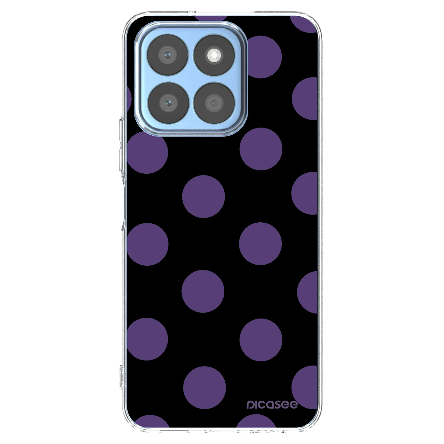 Picasee silikonowe przeźroczyste etui na Honor X8b - Big flickers