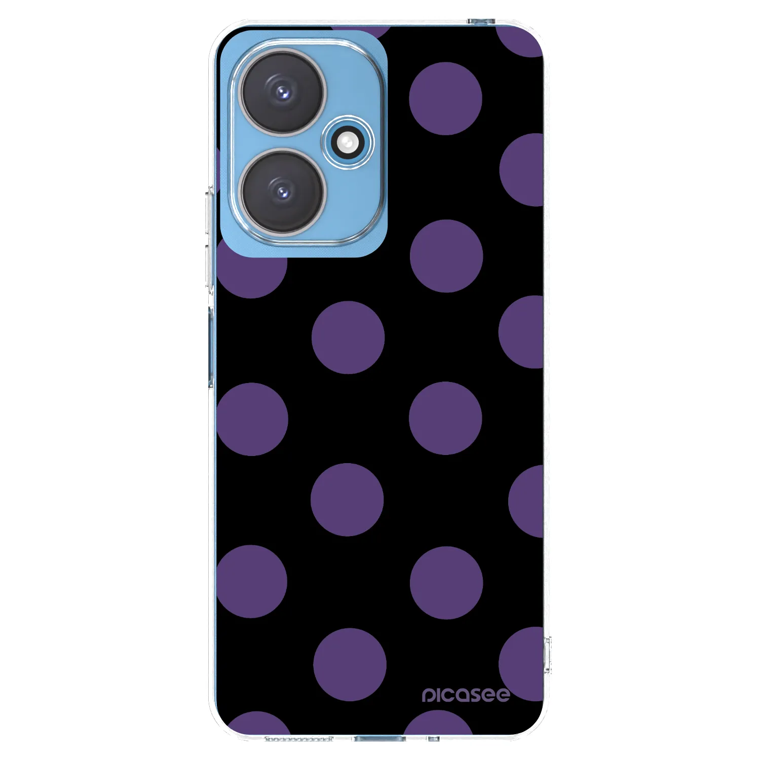 Picasee silikonowe przeźroczyste etui na Xiaomi Redmi 13C 5G - Big flickers