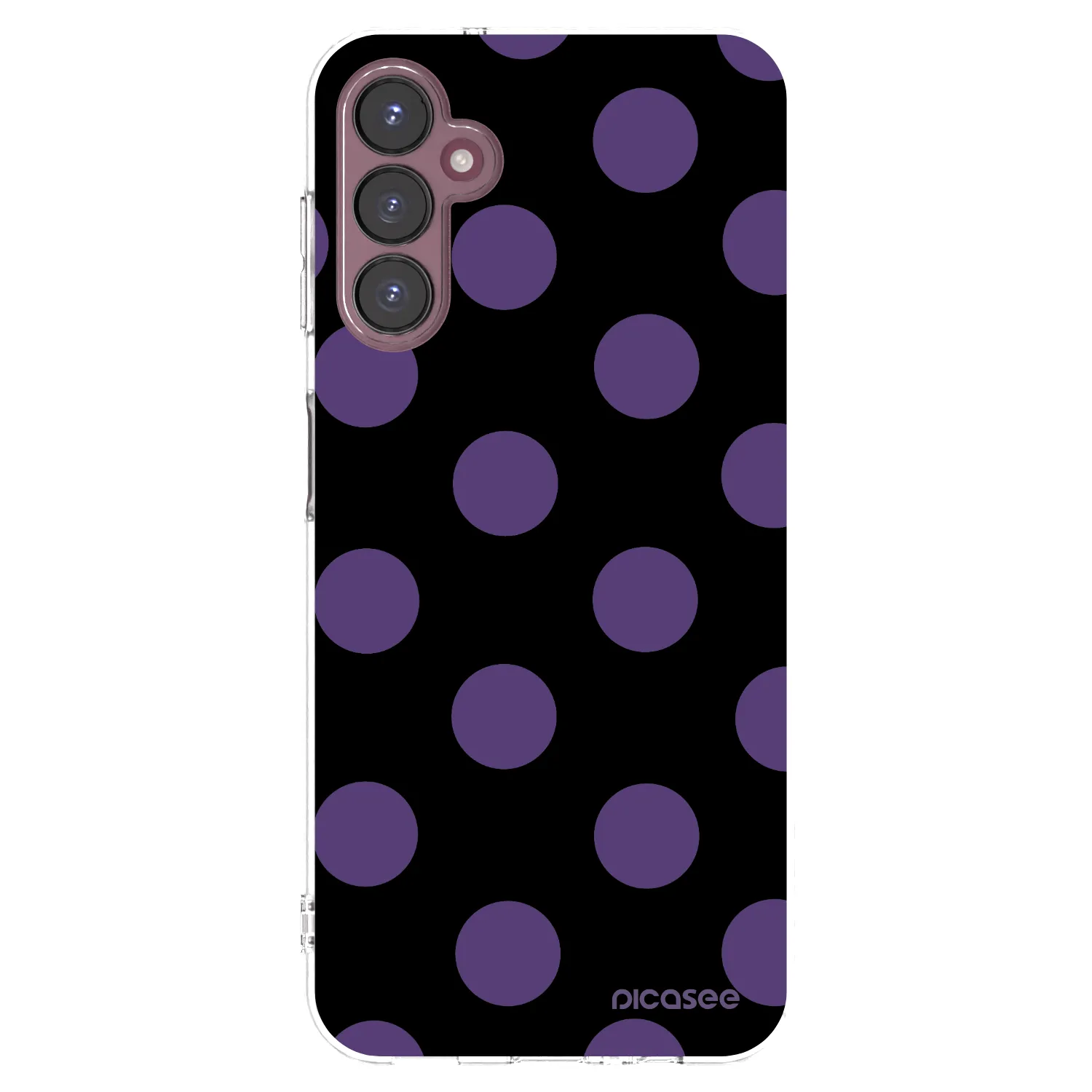 Picasee silikonowe przeźroczyste etui na Samsung Galaxy A05s A057G - Big flickers