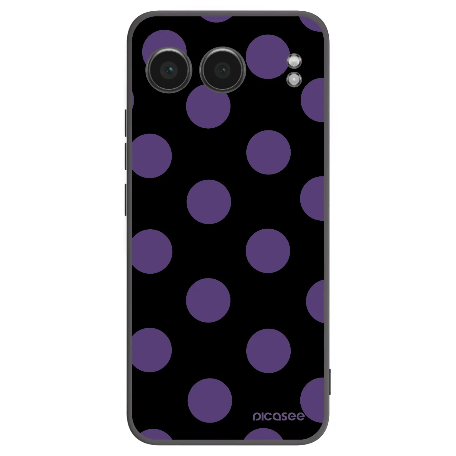 Picasee silikonowe czarne etui na OnePlus Nord 4 - Big flickers