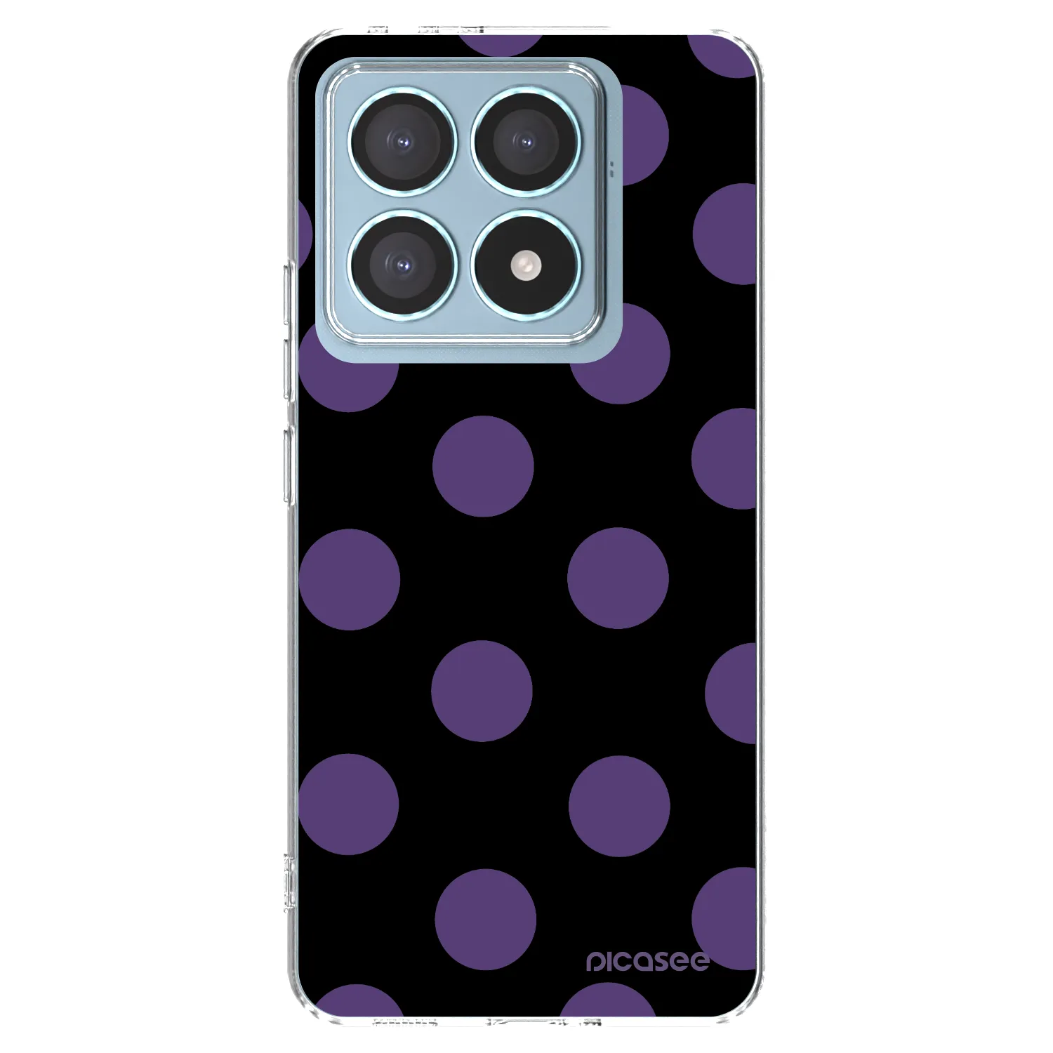 Picasee silikonowe przeźroczyste etui na Xiaomi 14T Pro - Big flickers