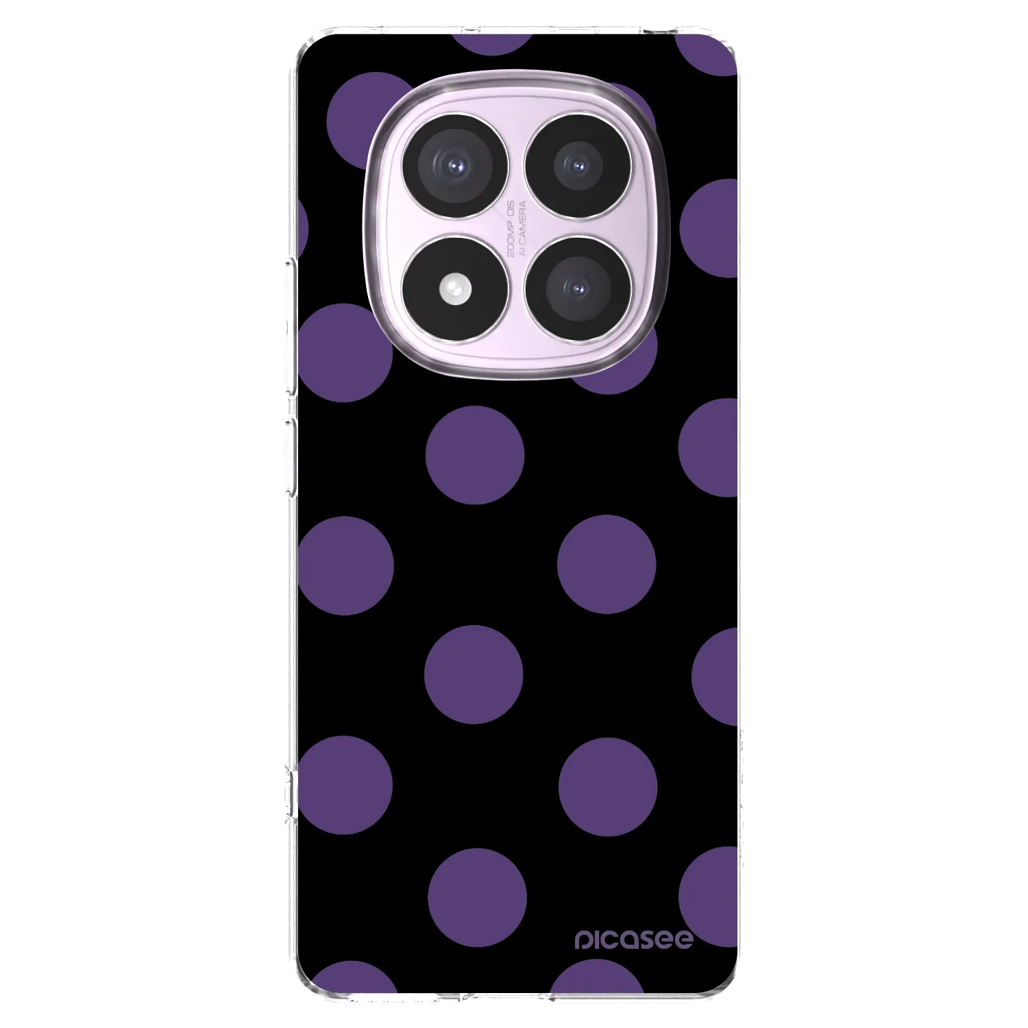 Picasee silikonowe przeźroczyste etui na Xiaomi Redmi Note 14 Pro 5G - Big flickers