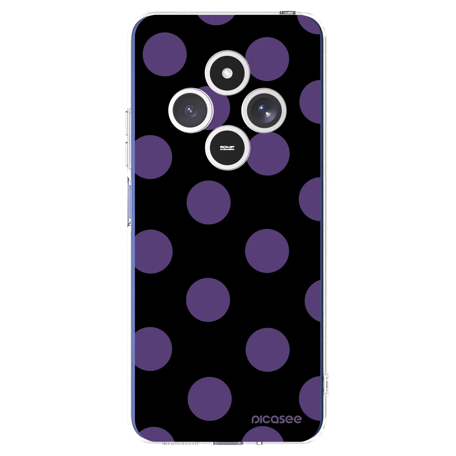 Picasee silikonowe przeźroczyste etui na Xiaomi Redmi 14C - Big flickers