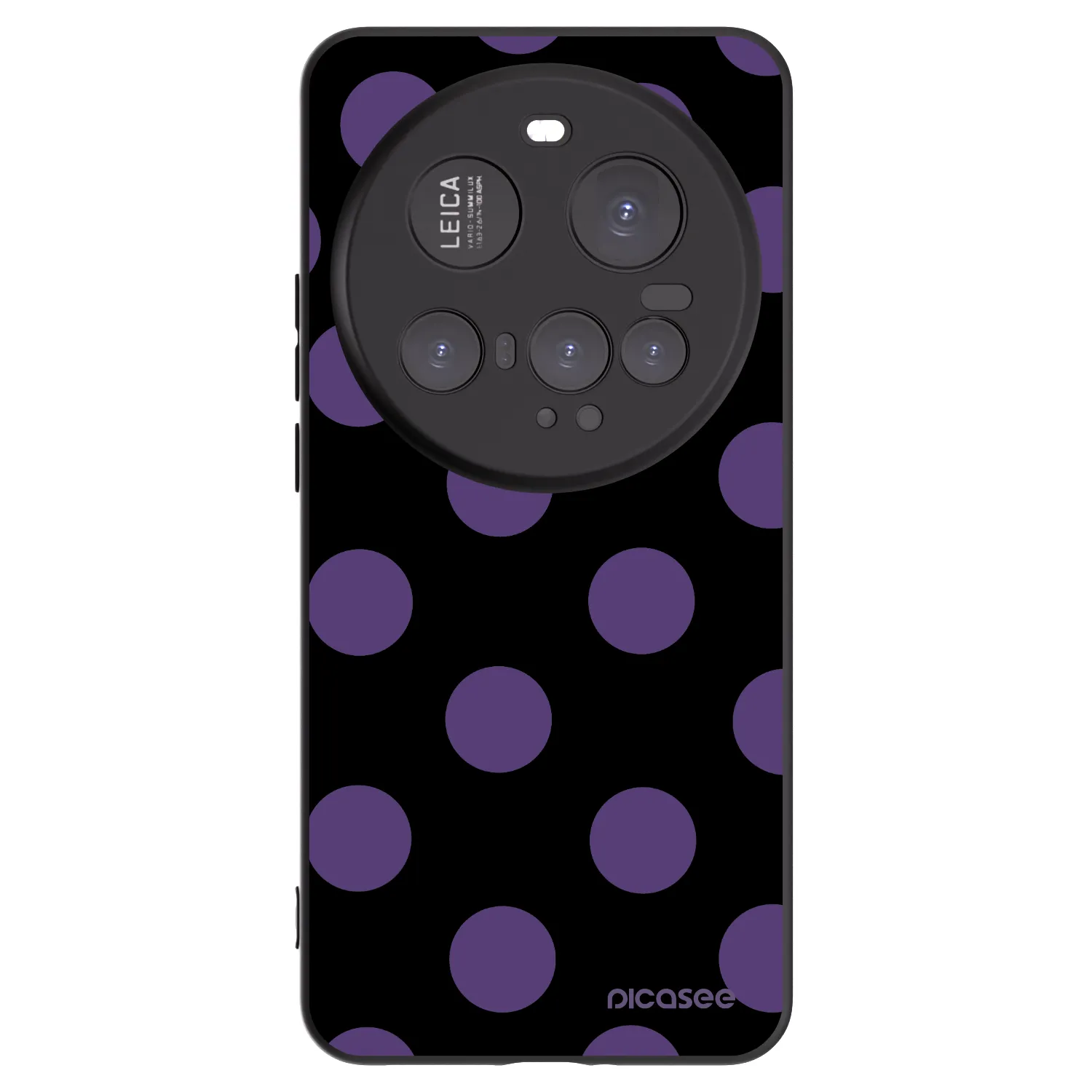 Picasee silikonowe czarne etui na Xiaomi 15 Ultra - Big flickers