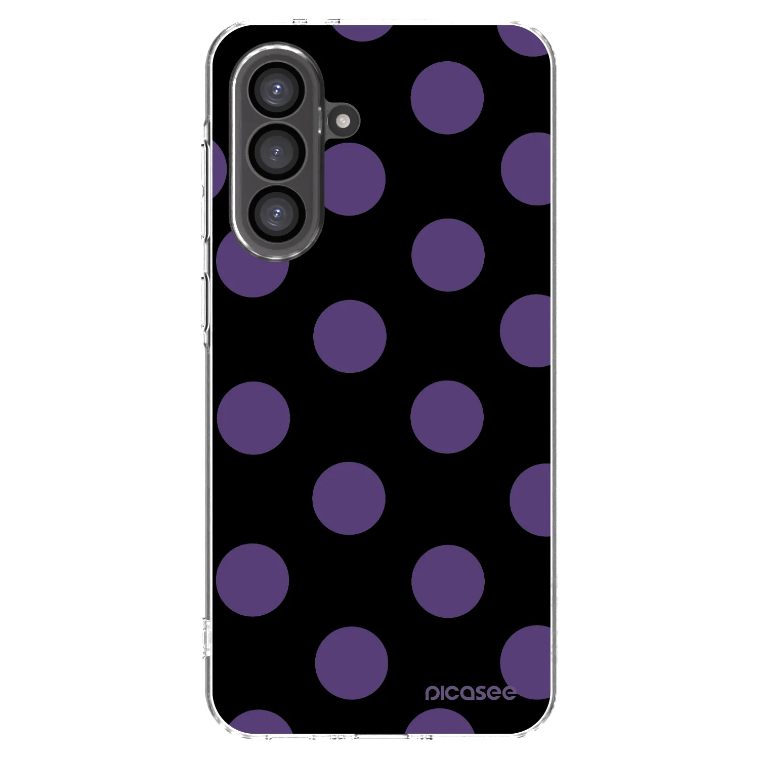 Picasee silikonowe przeźroczyste etui na Samsung Galaxy A56 5G A566B - Big flickers