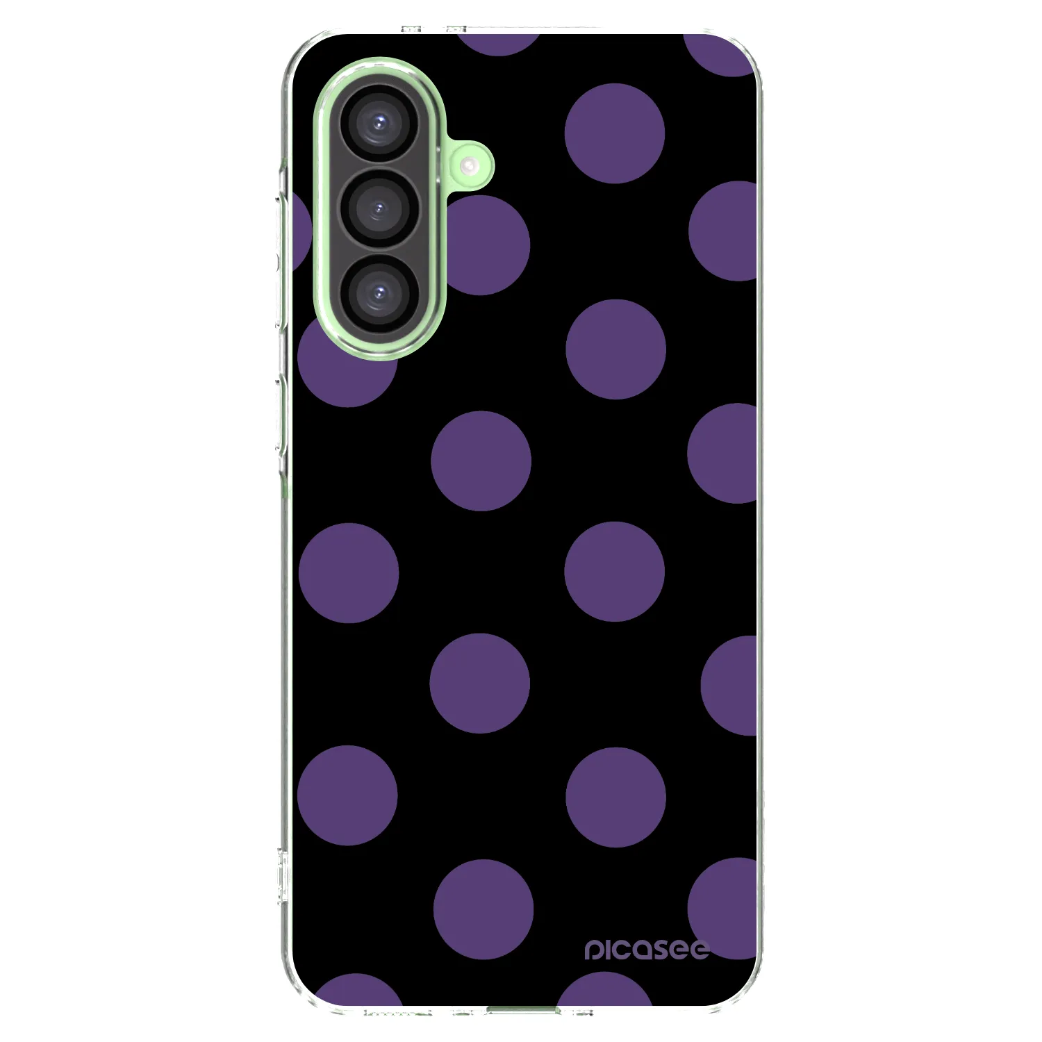 Picasee silikonowe przeźroczyste etui na Samsung Galaxy A26 5G A266B - Big flickers