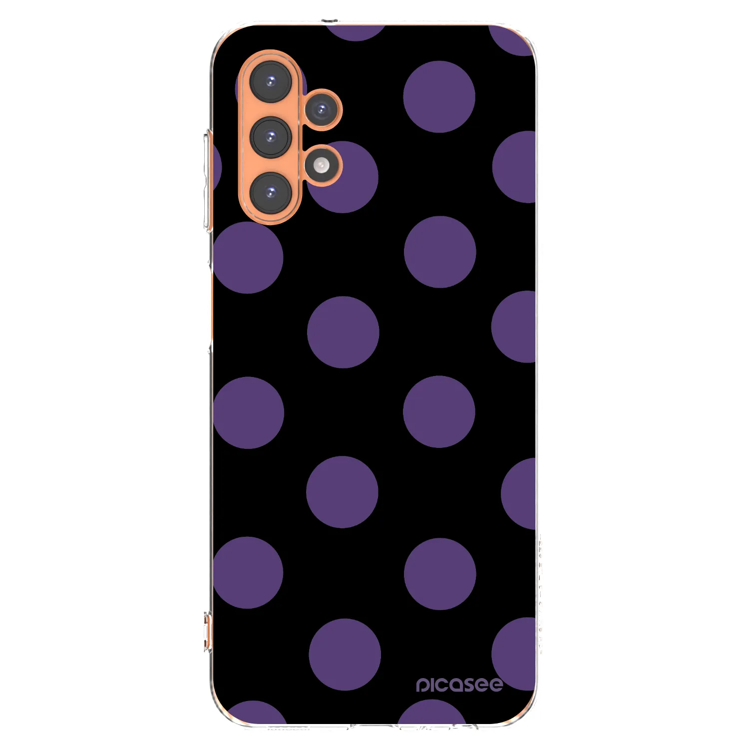 Picasee silikonowe przeźroczyste etui na Samsung Galaxy A13 5G - Big flickers