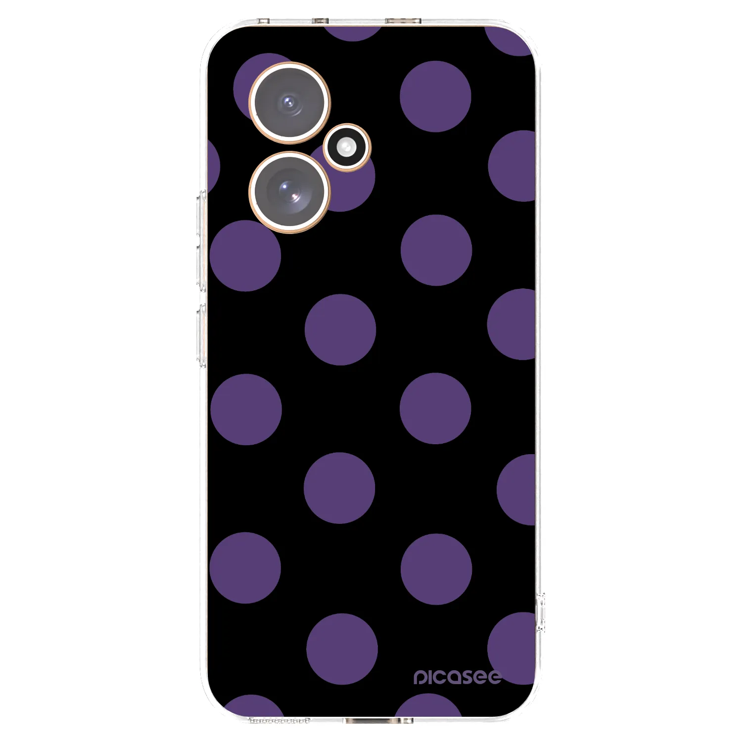 Picasee silikonowe przeźroczyste etui na Honor 400 5G - Big flickers