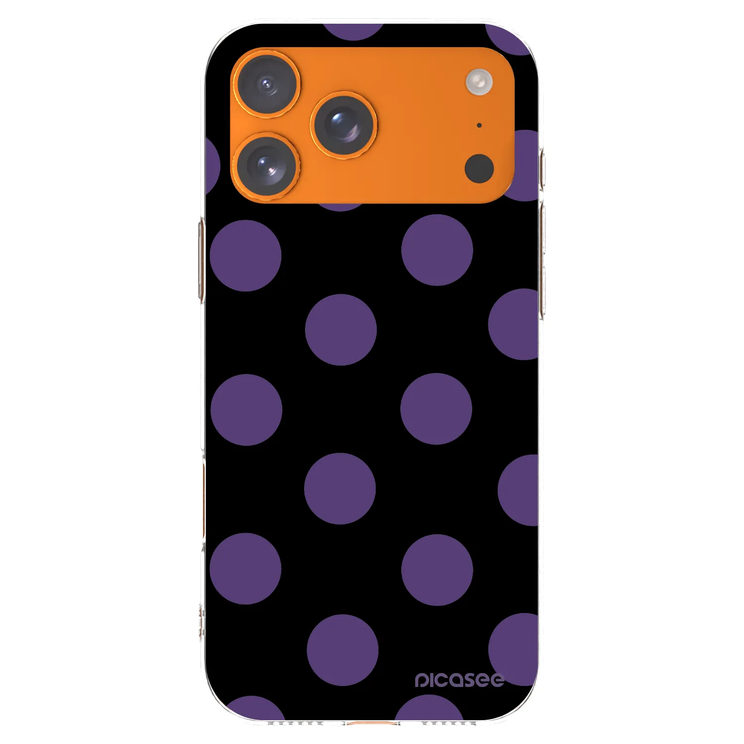 Picasee silikonowe przeźroczyste etui na Apple iPhone 17 Pro Max - Big flickers
