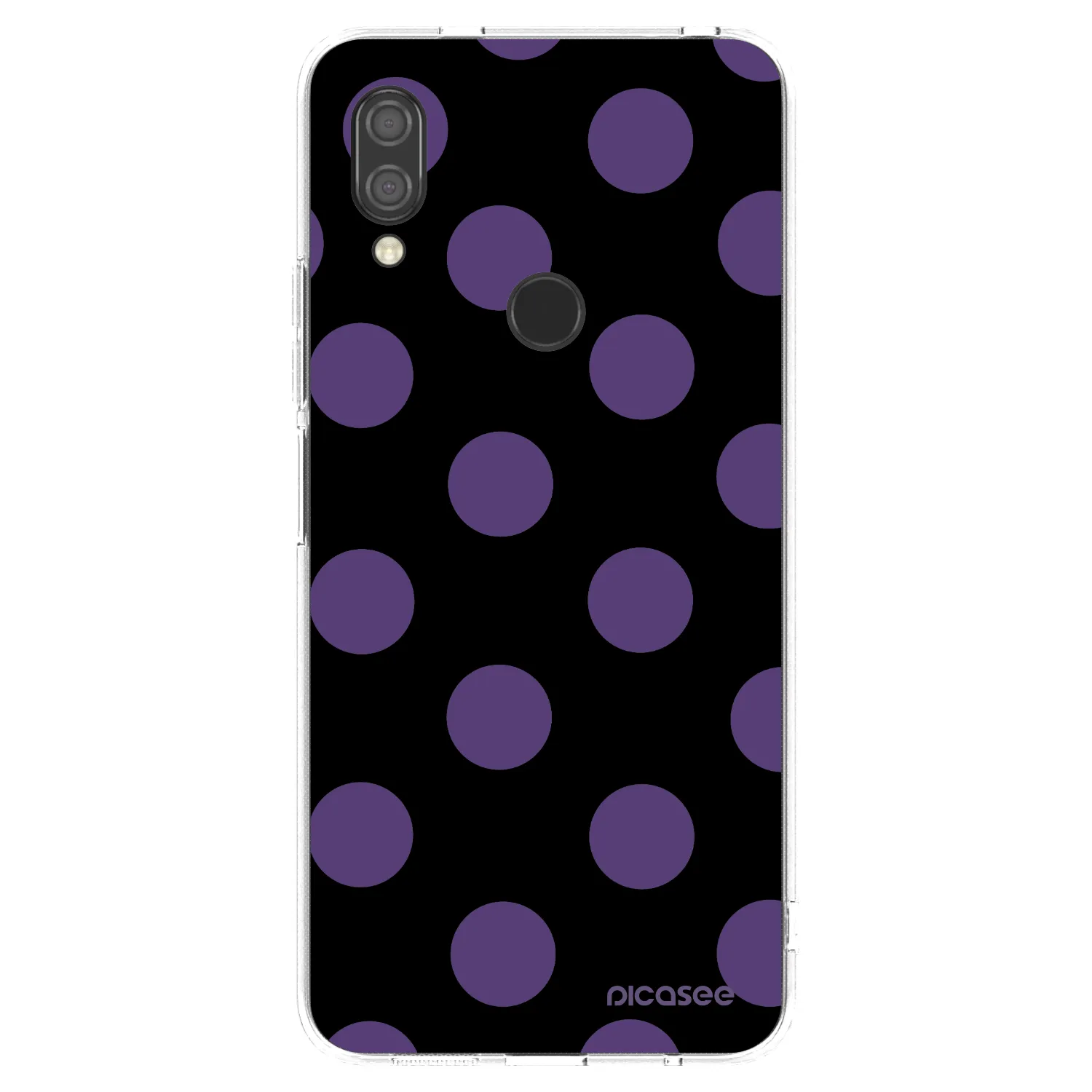 Picasee silikonowe przeźroczyste etui na Xiaomi Redmi 7 - Big flickers