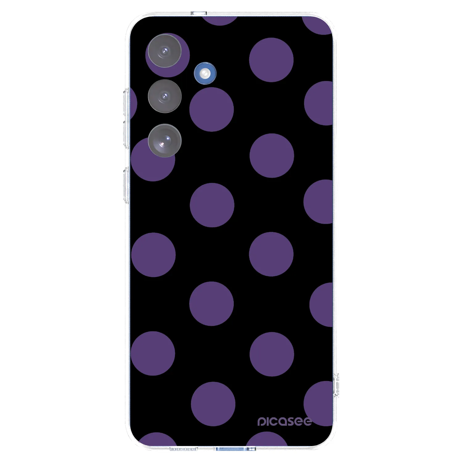 Picasee silikonowe przeźroczyste etui na Samsung Galaxy S25 FE 5G - Big flickers