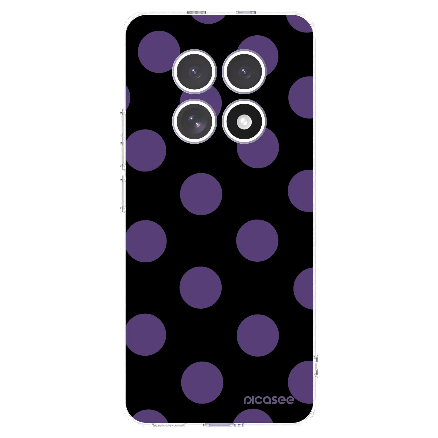 Picasee silikonowe przeźroczyste etui na Xiaomi Redmi Note 15 4G - Big flickers