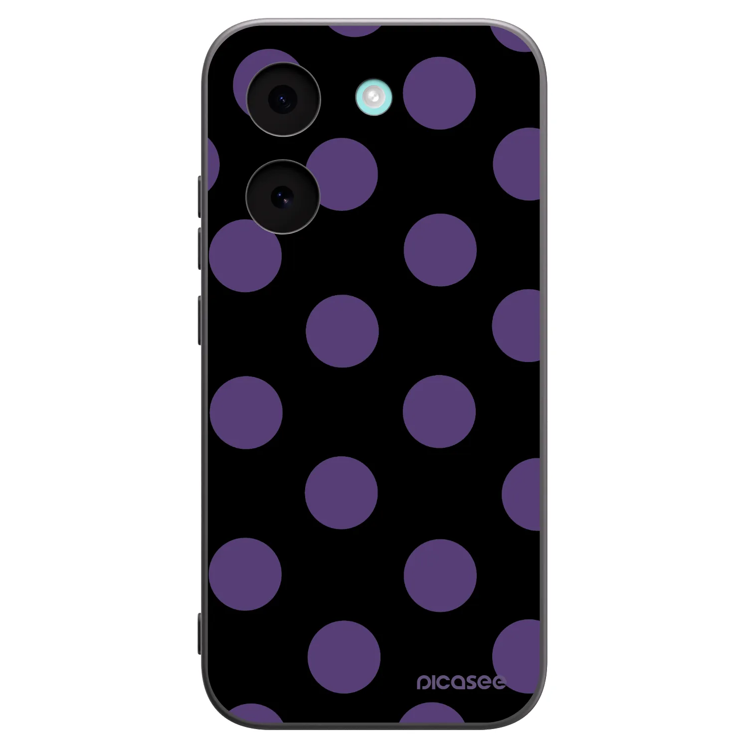 Picasee silikonowe czarne etui na Xiaomi Poco X8 Pro - Big flickers