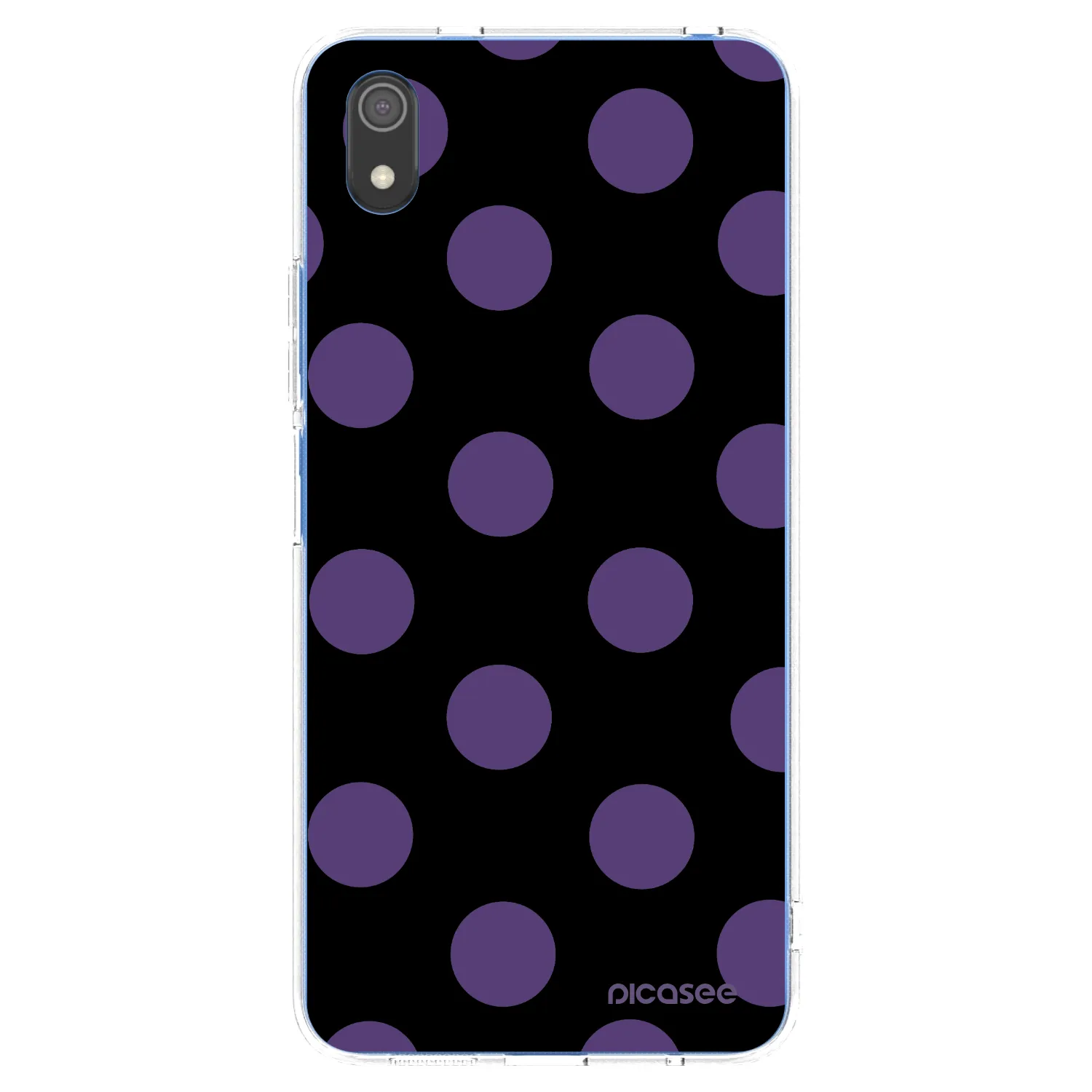 Picasee silikonowe przeźroczyste etui na Xiaomi Redmi 7A - Big flickers