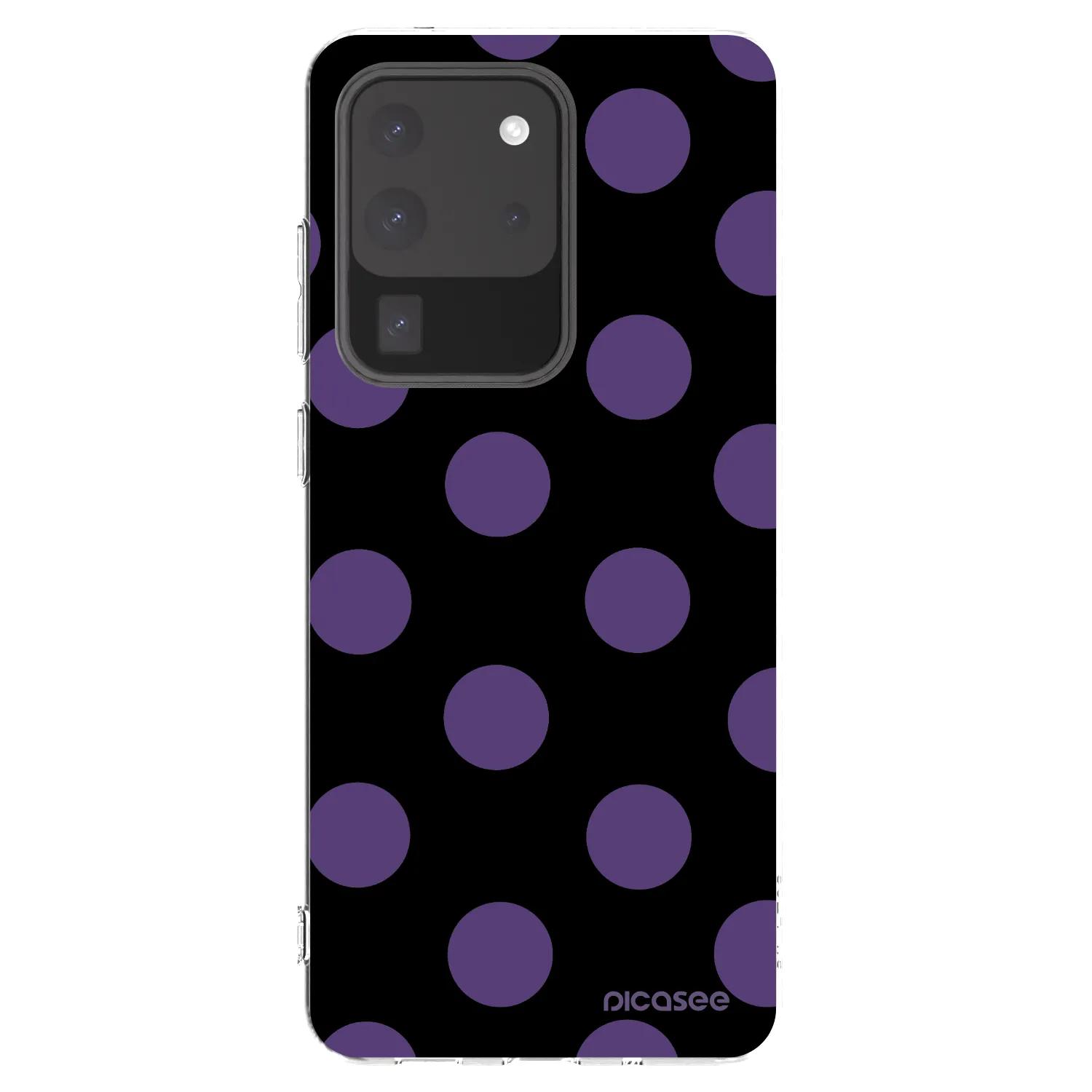 Picasee silikonowe przeźroczyste etui na Samsung Galaxy S20 Ultra 5G G988F - Big flickers