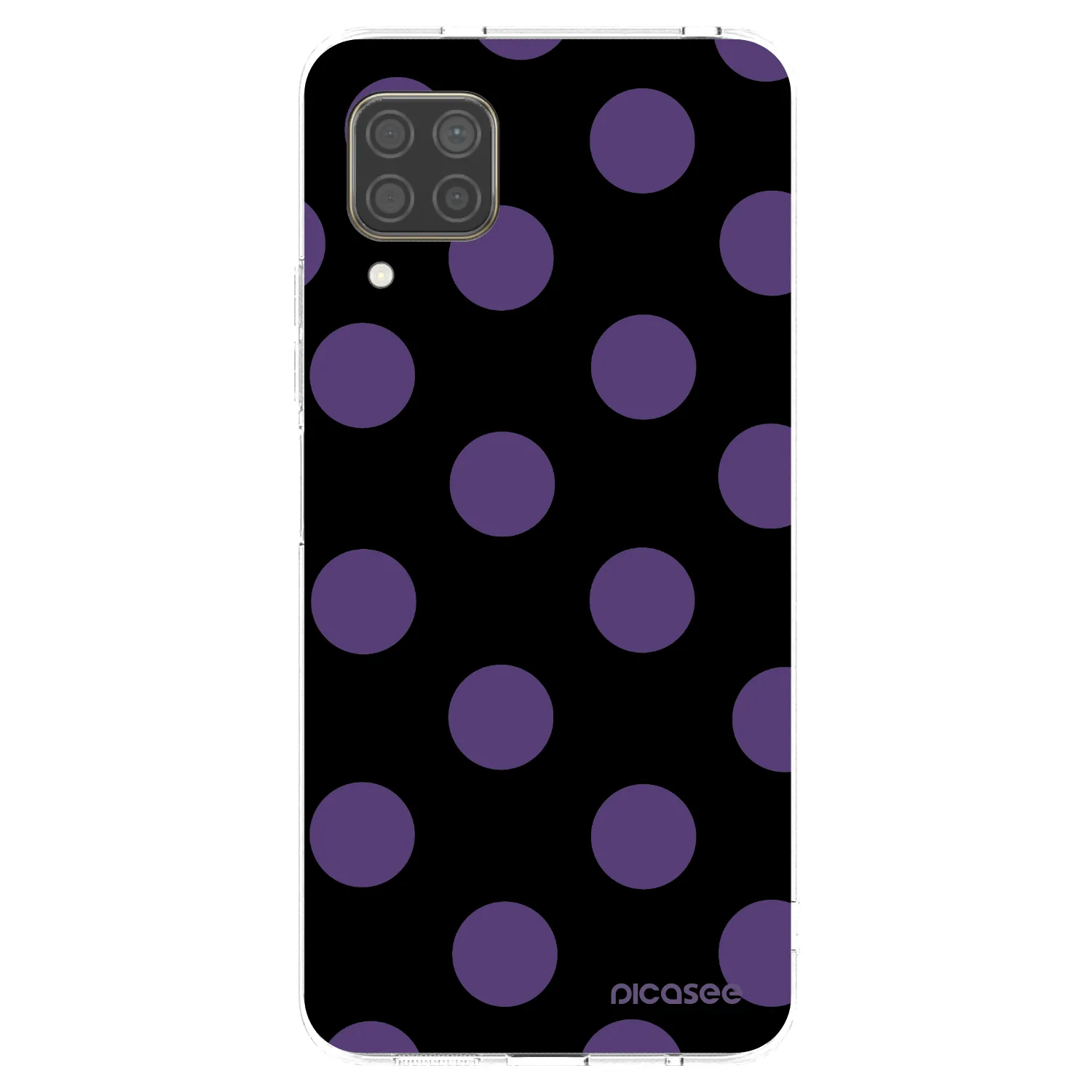 Picasee silikonowe przeźroczyste etui na Huawei P40 Lite - Big flickers