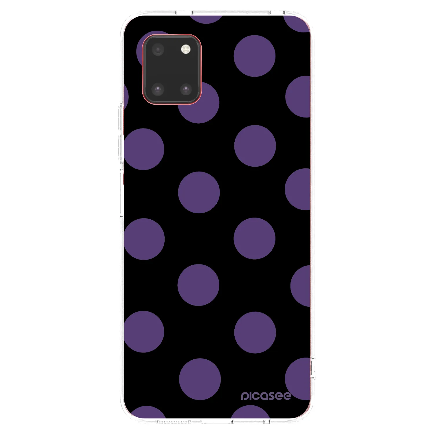 Picasee silikonowe przeźroczyste etui na Samsung Galaxy Note 10 Lite N770F - Big flickers
