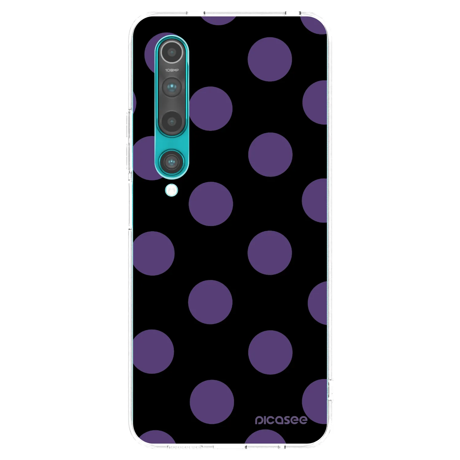 Picasee silikonowe przeźroczyste etui na Xiaomi Mi 10 - Big flickers