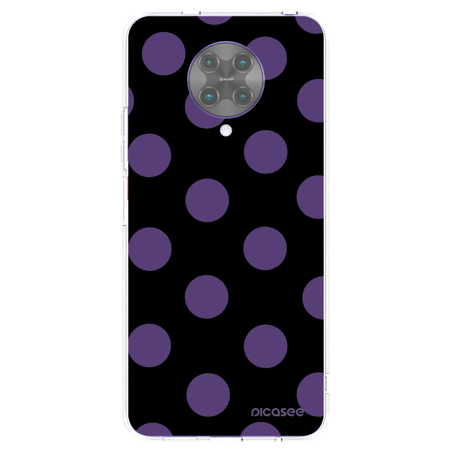 Picasee silikonowe przeźroczyste etui na Xiaomi Poco F2 Pro - Big flickers