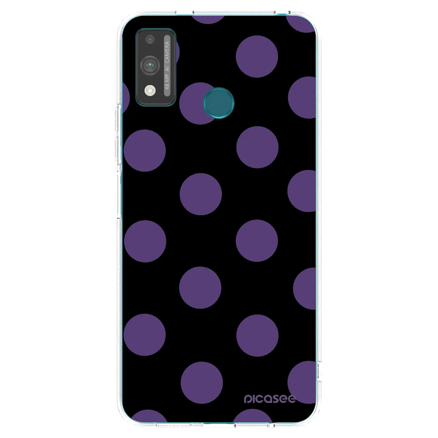 Picasee silikonowe przeźroczyste etui na Honor 9X Lite - Big flickers