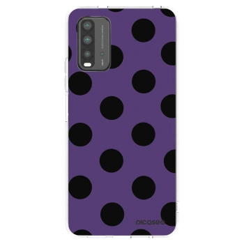 Picasee silikonowe czarne etui na Xiaomi Redmi 9T - Big flickers 2