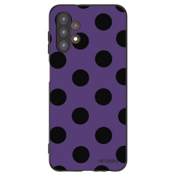 Picasee silikonowe czarne etui na Samsung Galaxy A13 4G A135 - Big flickers 2