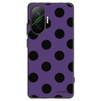 Picasee silikonowe czarne etui na Xiaomi Poco F7 5G - Big flickers 2