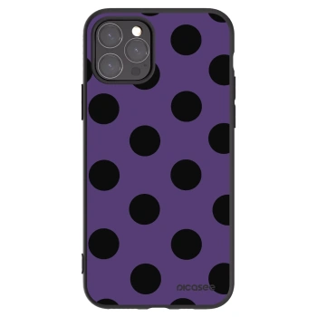 Picasee silikonowe czarne etui na Apple iPhone 11 Pro - Big flickers 2